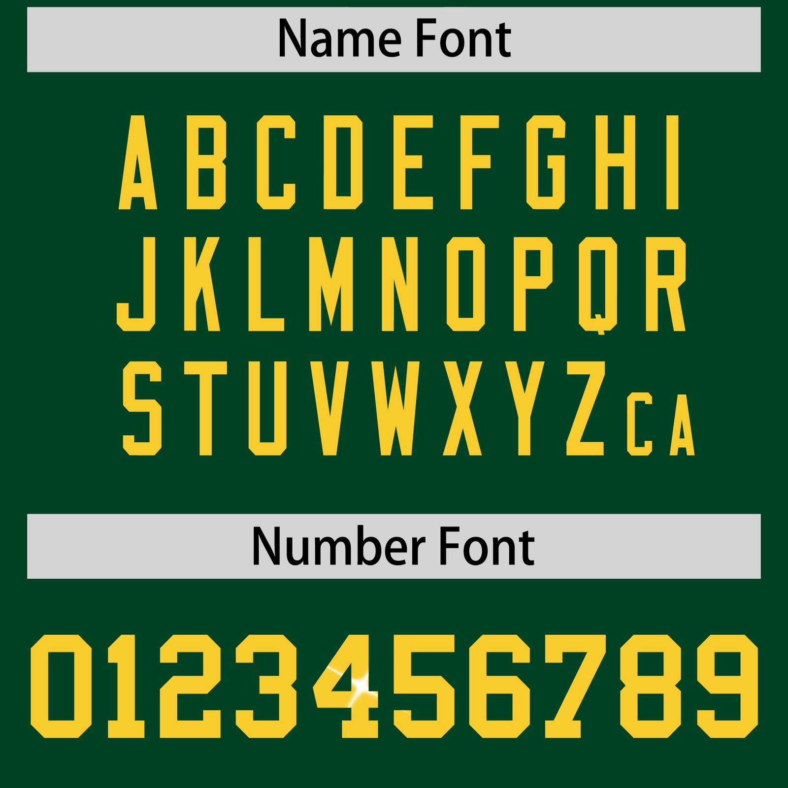 Custom Dark Green Gold sequin lettering Stretch Fabric Football Jersey| KXKSHOP