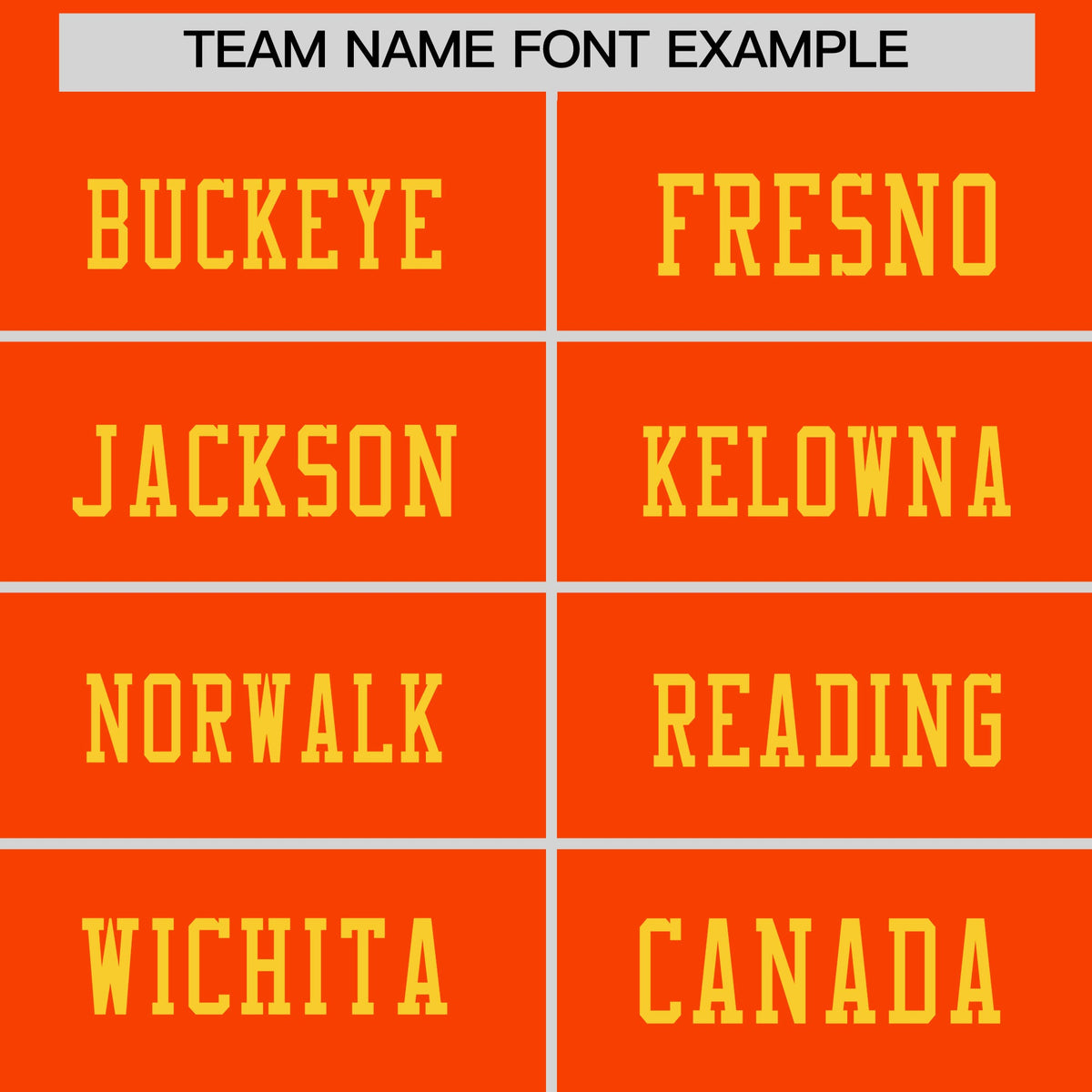 Custom Orange Gold sequin lettering Stretch Fabric Football Jersey| KXKSHOP