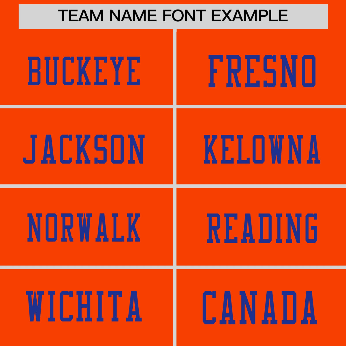 Custom Orange Royal Blue sequin lettering Stretch Fabric Football Jersey| KXKSHOP