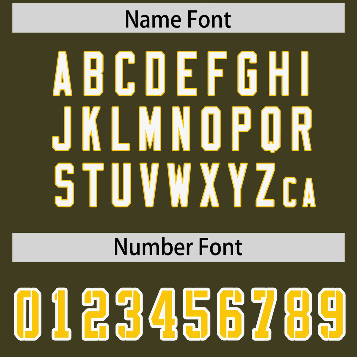 Custom Olive Personalized Shoulder Cut Two-Tone Authentic Football Jersey