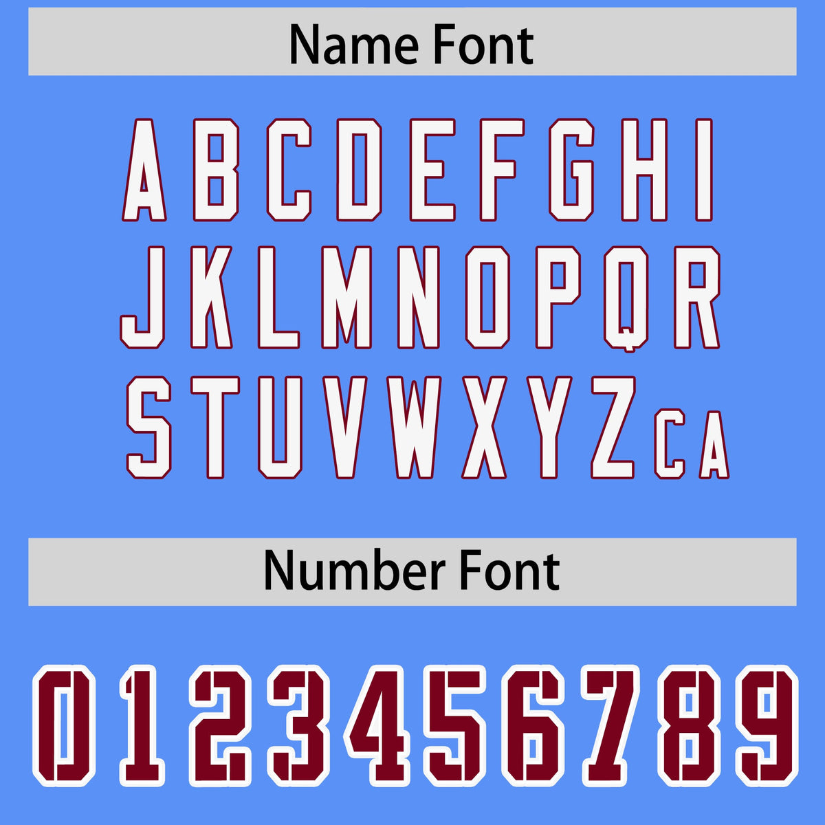 Custom Powder Blue Personalized Shoulder Cut Two-Tone Authentic Football Jersey