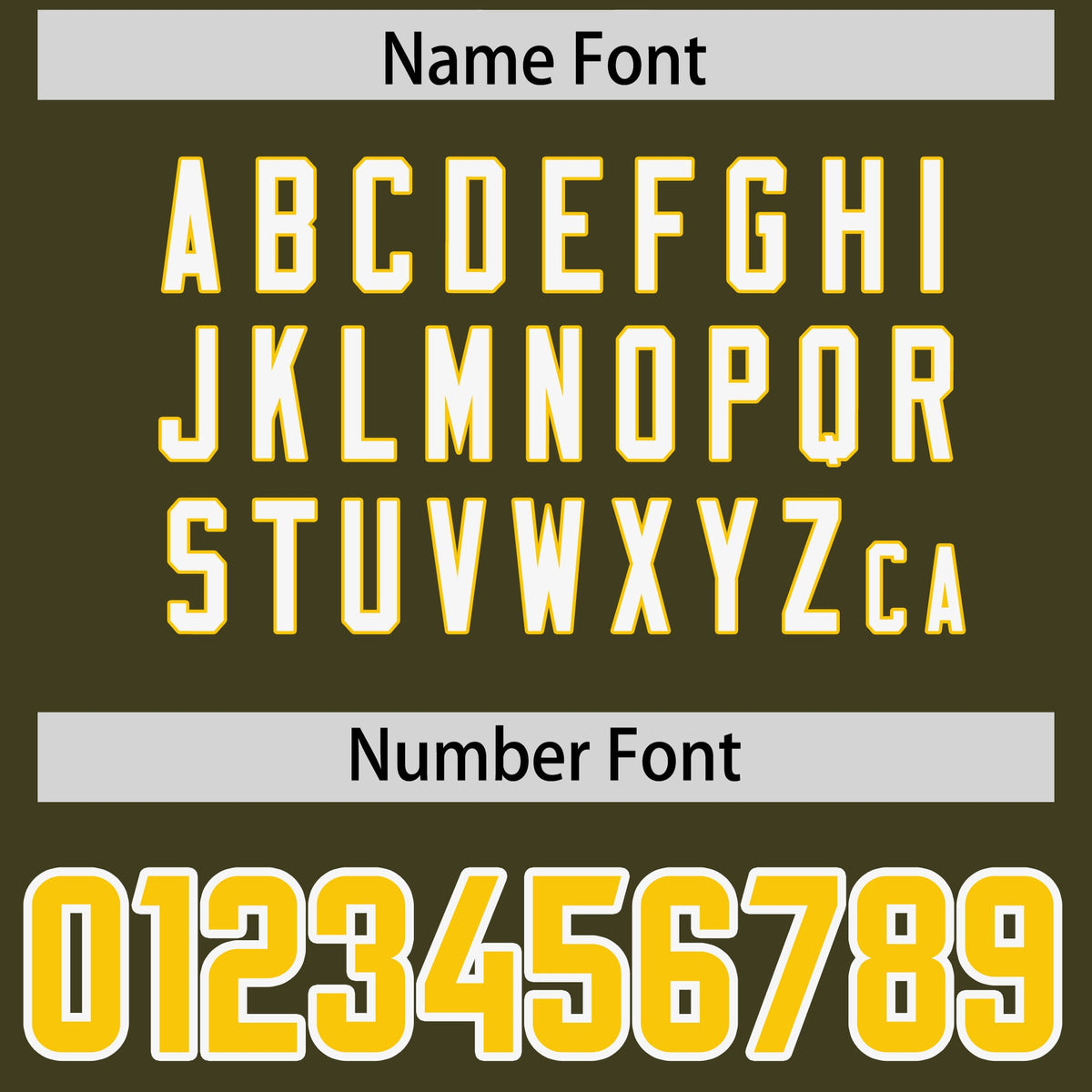 Custom Olive Personalized Shoulder Cut Two-Tone Authentic Football Jersey