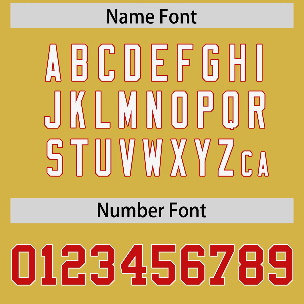 Custom Old Gold Personalized Shoulder Cut Two-Tone Authentic Football Jersey