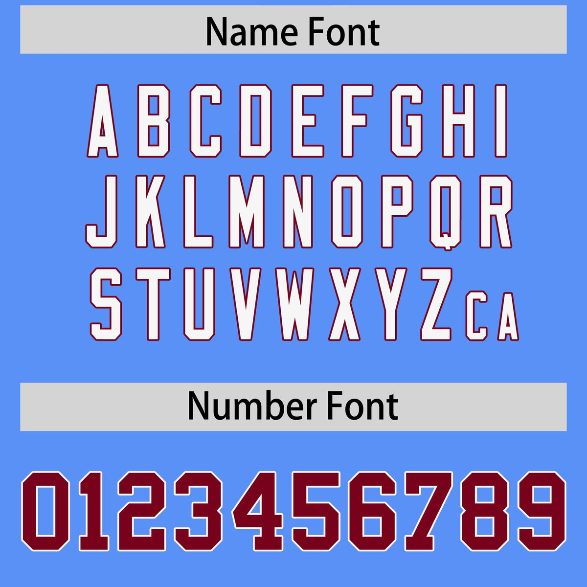 Custom Powder Blue Personalized Shoulder Cut Two-Tone Authentic Football Jersey