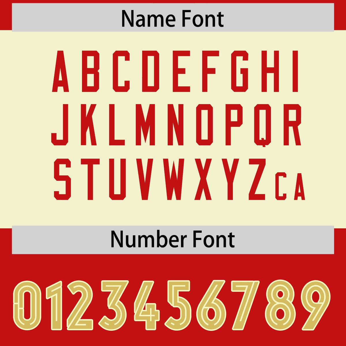 Custom Red Old Gold Raglan Sleeves Personalized Pattern Authentic Football Jersey