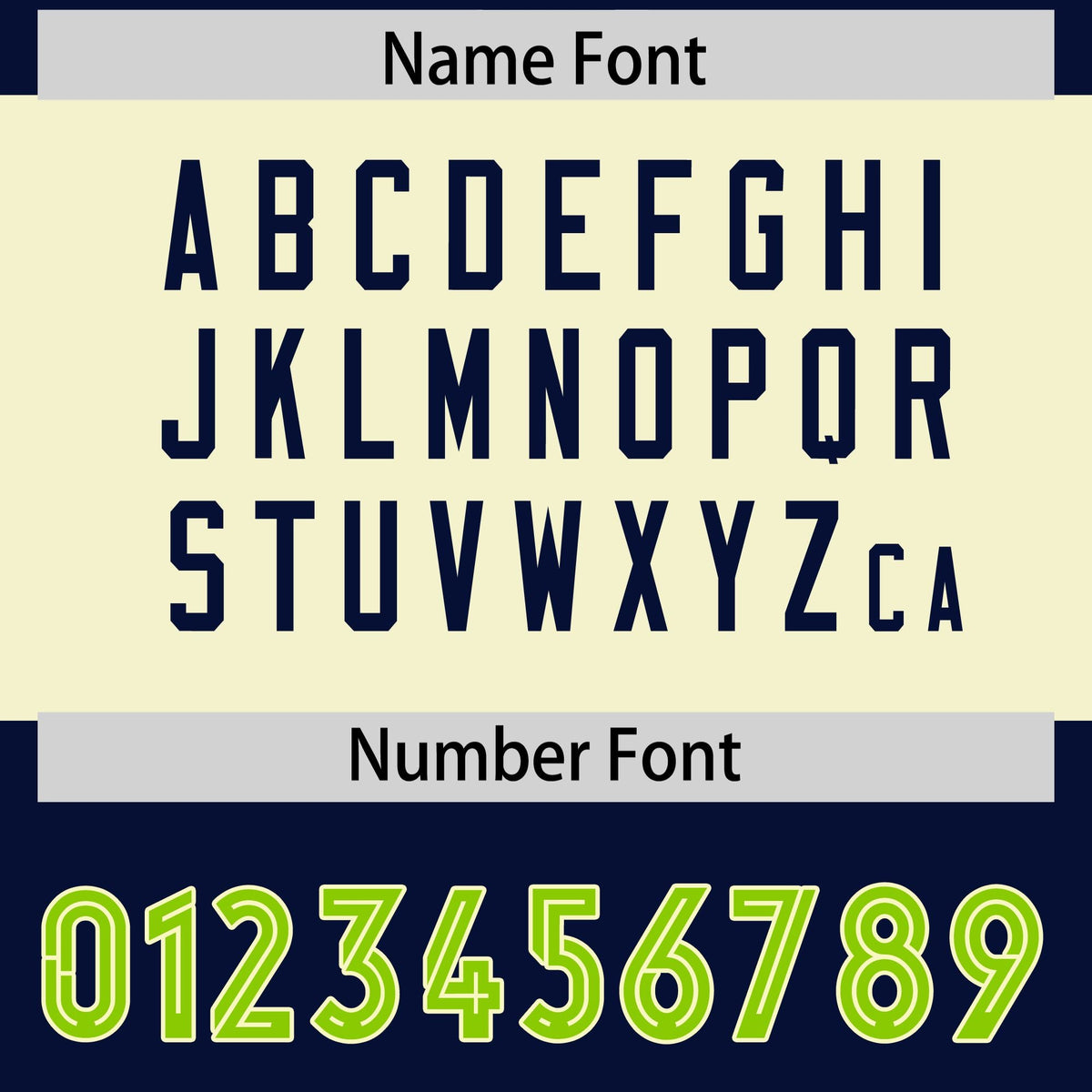 Custom Navy Neon Green Raglan Sleeves Personalized Pattern Authentic Football Jersey