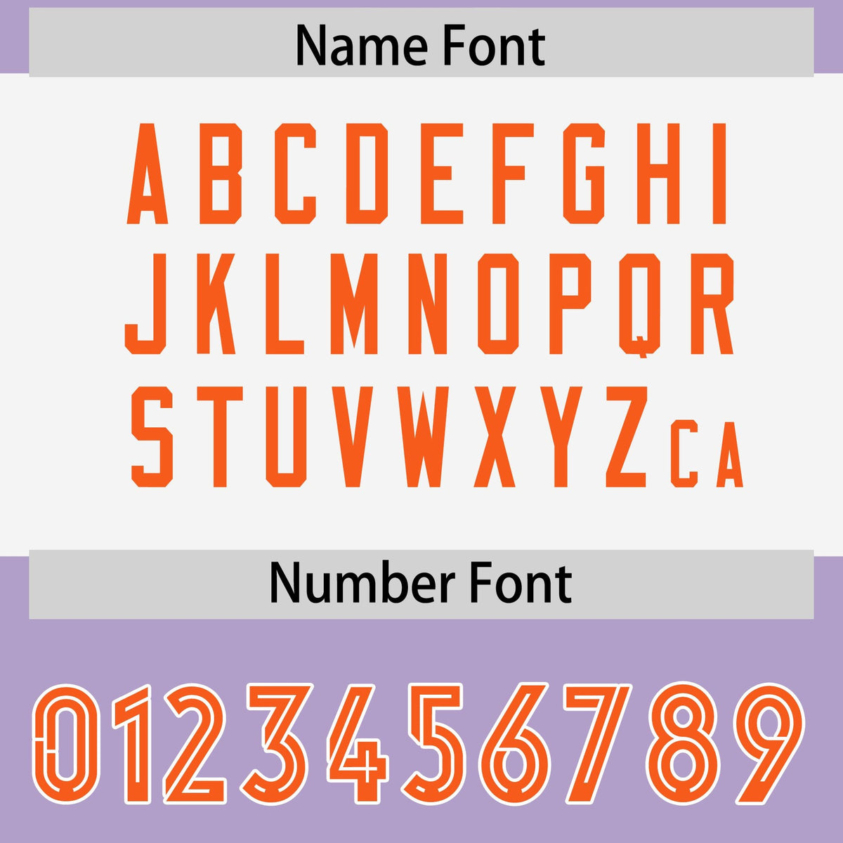 Custom Light Purple Orange Raglan Sleeves Personalized Pattern Authentic Football Jersey