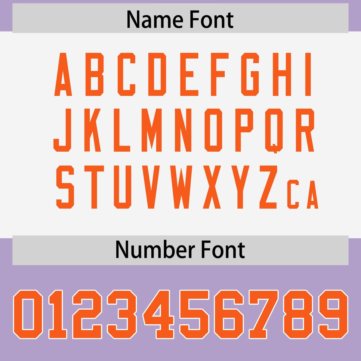 Custom Light Purple Orange Raglan Sleeves Personalized Pattern Authentic Football Jersey