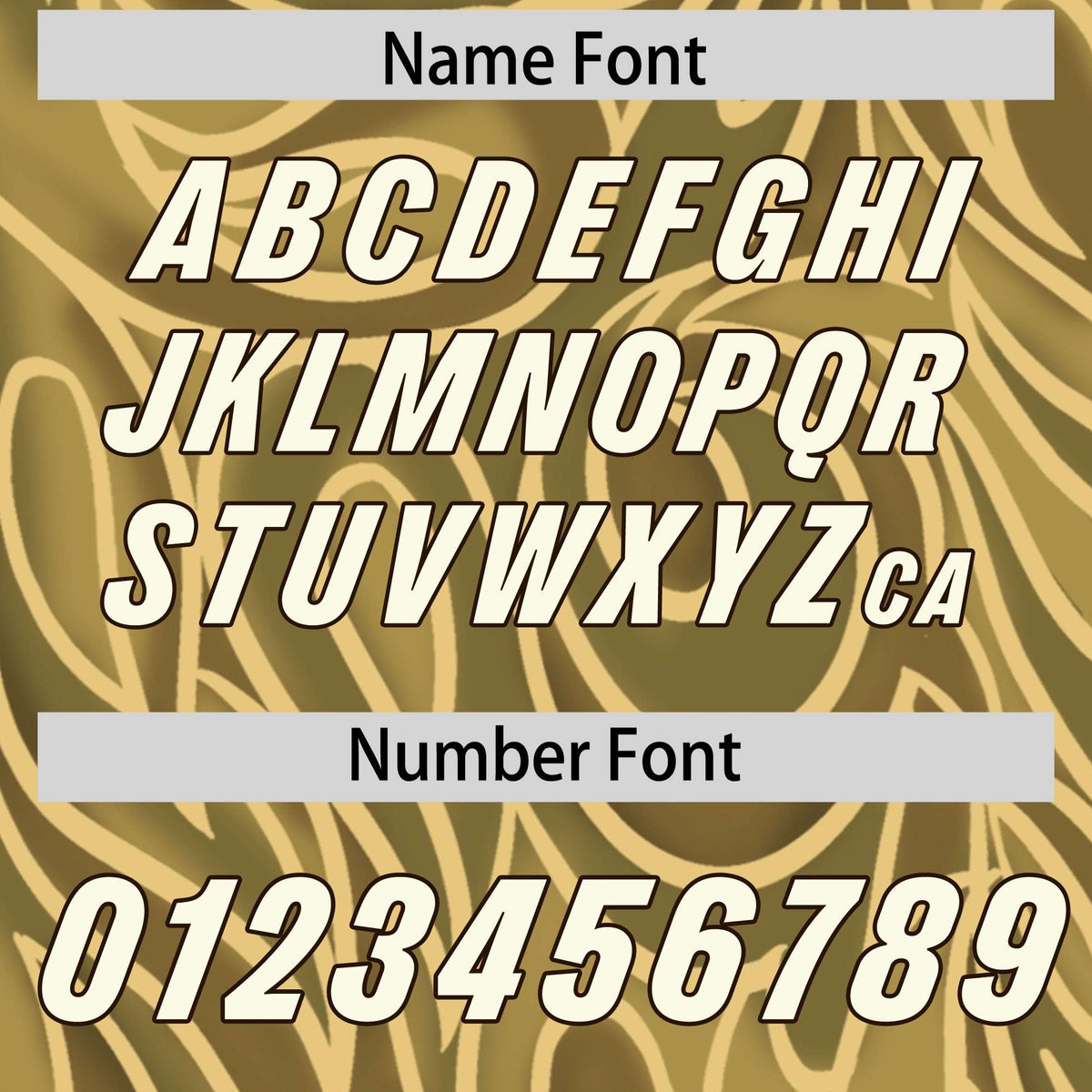 Custom Khaki Personalized Printed Graffiti Pattern Design Authentic Football Jersey