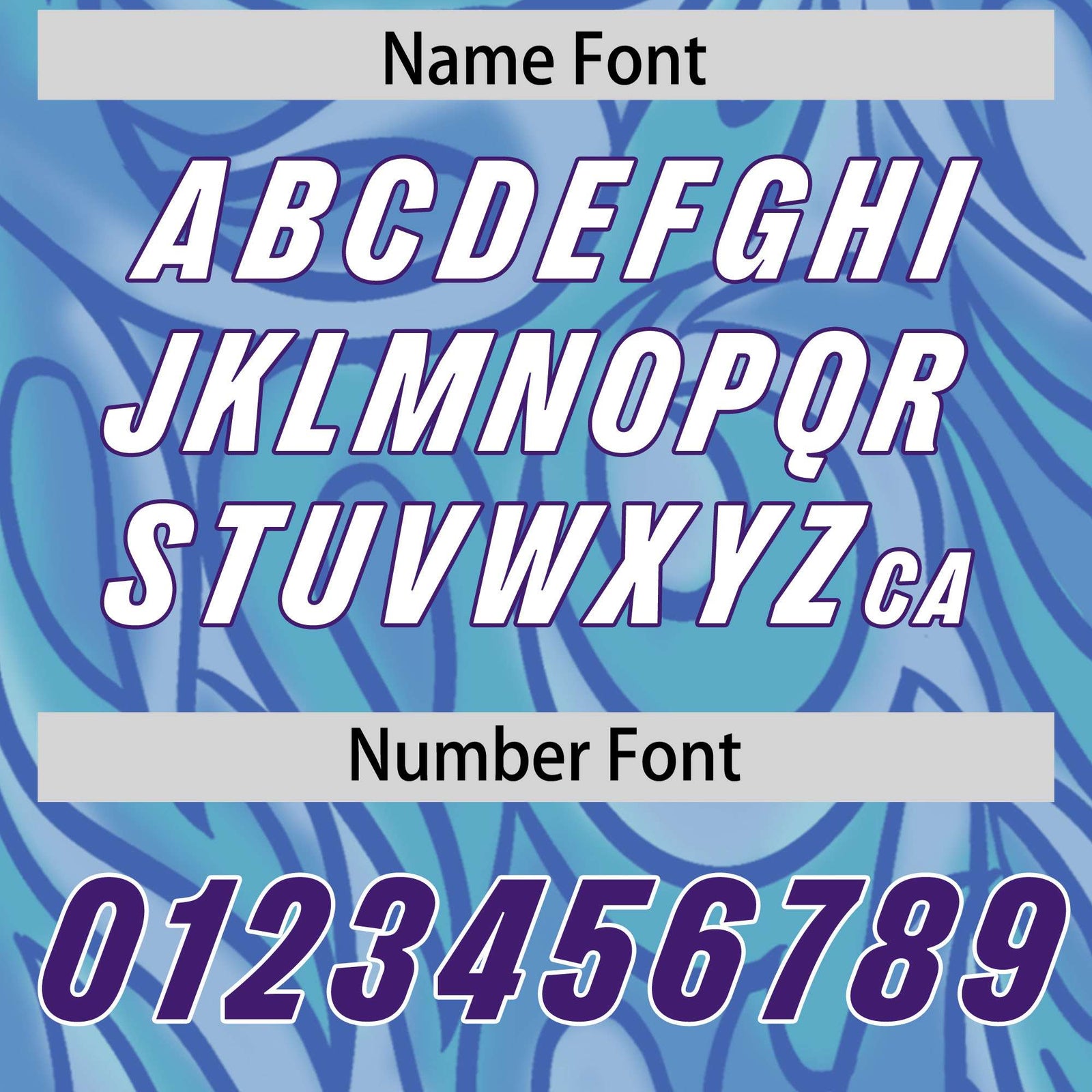 Custom Light Blue Personalized Printed Graffiti Pattern Design Authentic Football Jersey