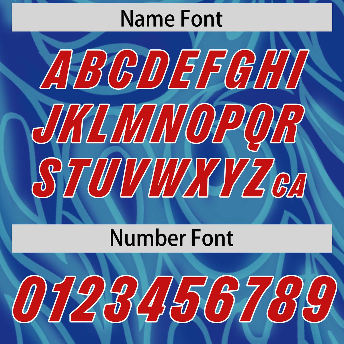 Custom Blue Personalized Printed Graffiti Pattern Design Authentic Football Jersey