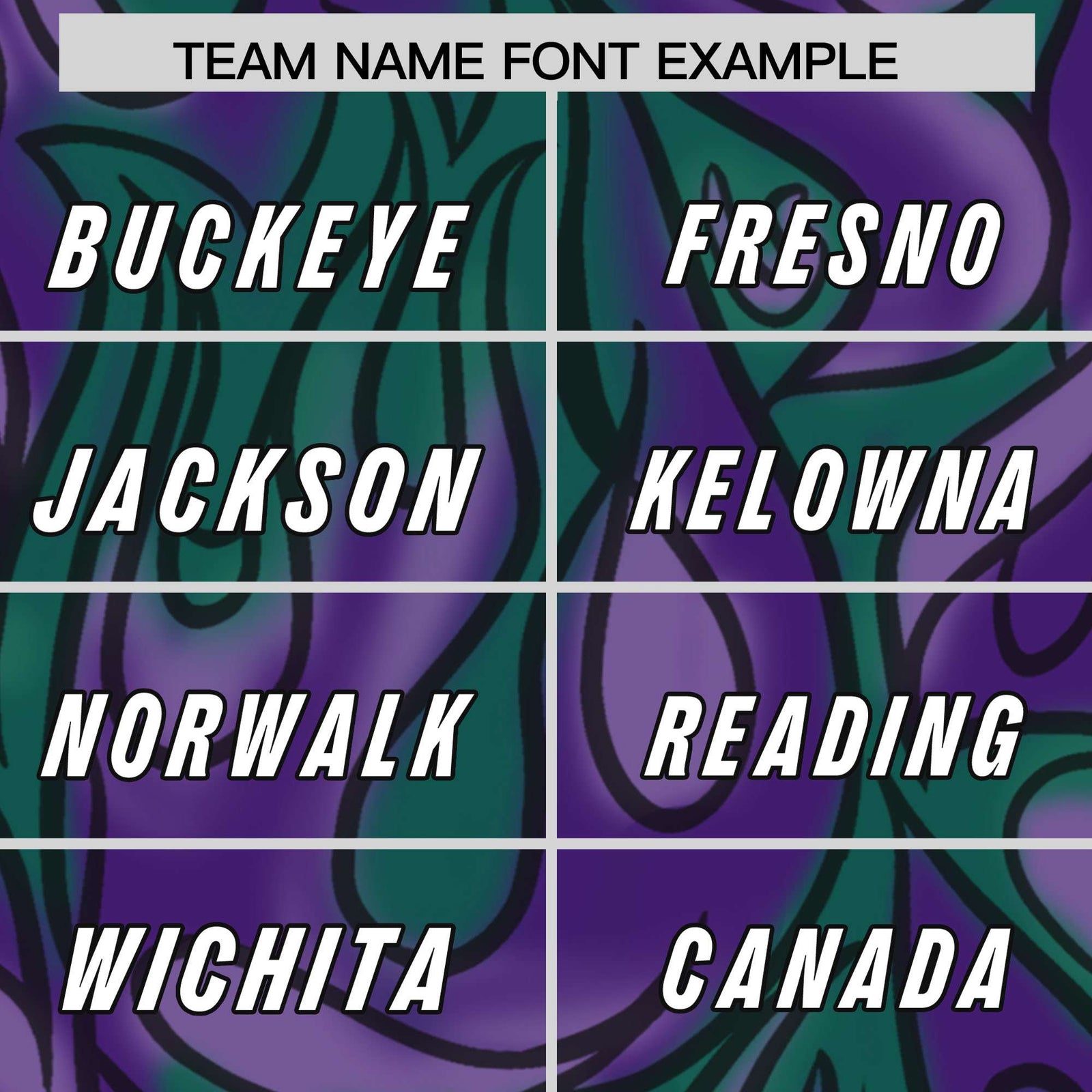 Custom Purple Personalized Printed Graffiti Pattern Design Authentic Football Jersey