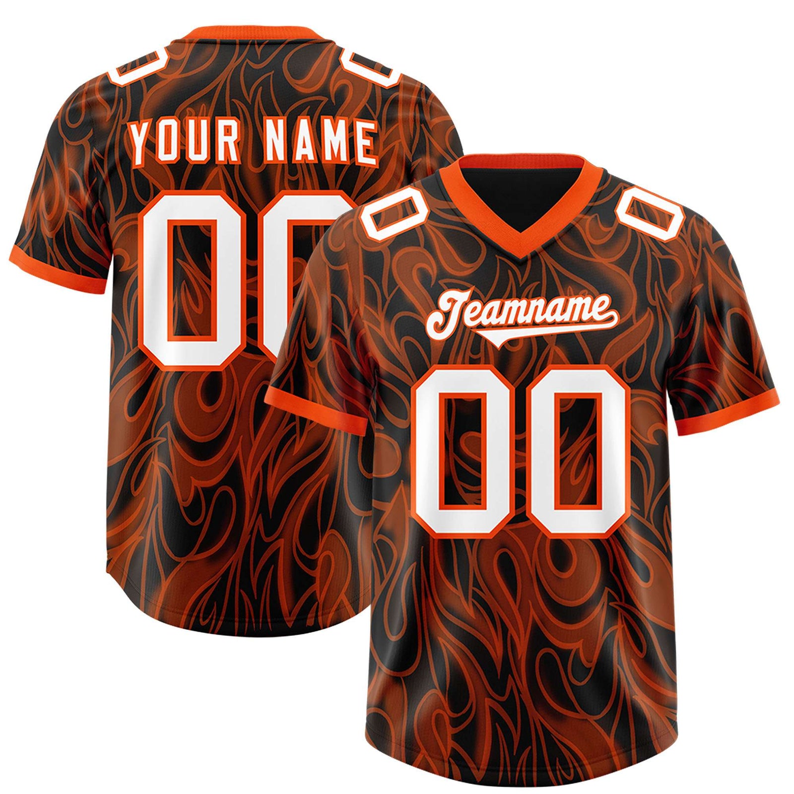 Custom Black Personalized Printed Graffiti Pattern Design Authentic Football Jersey