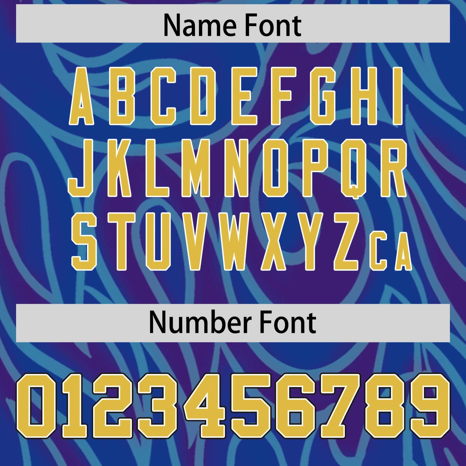 Custom Royal Personalized Printed Graffiti Pattern Design Authentic Football Jersey