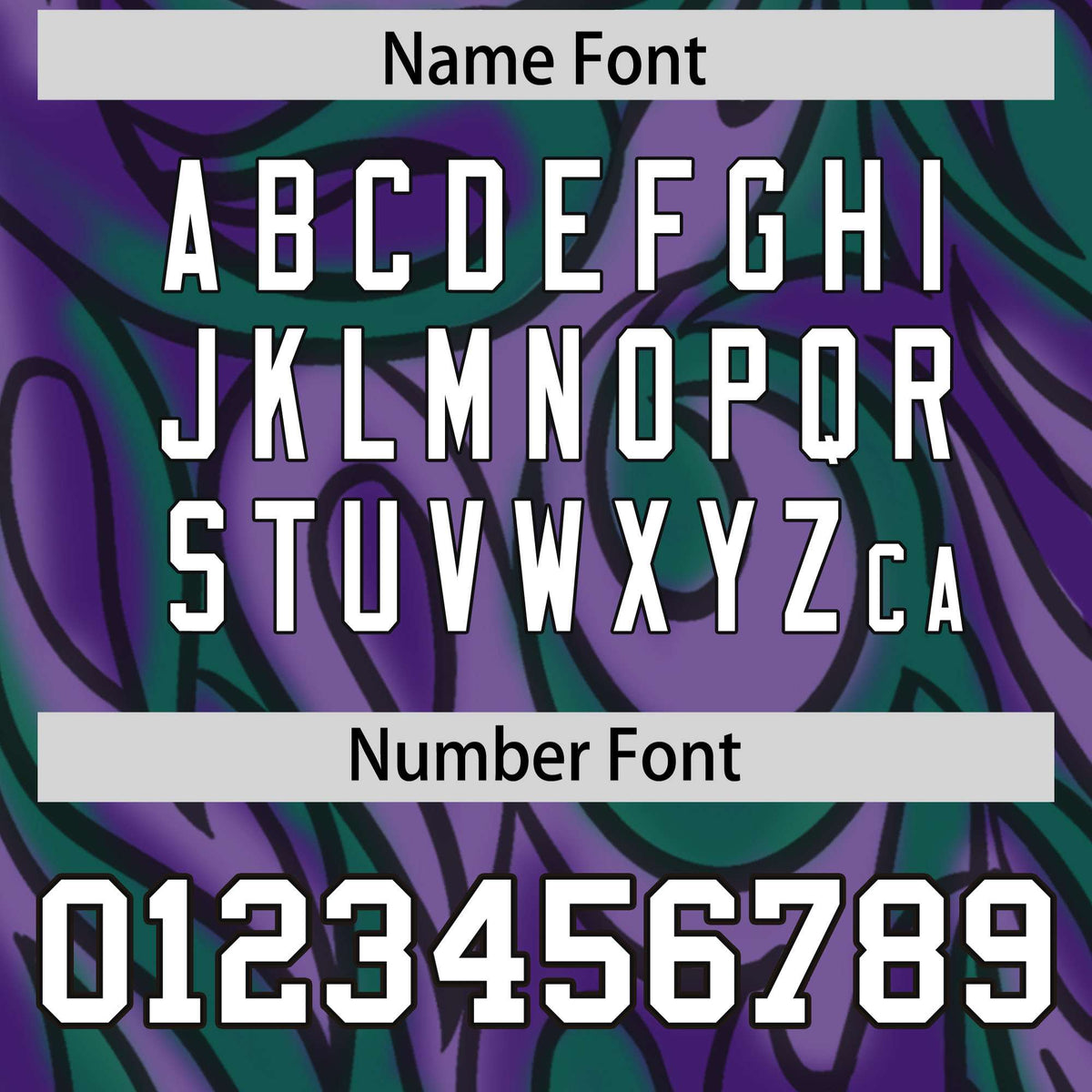 Custom Purple Personalized Printed Graffiti Pattern Design Authentic Football Jersey