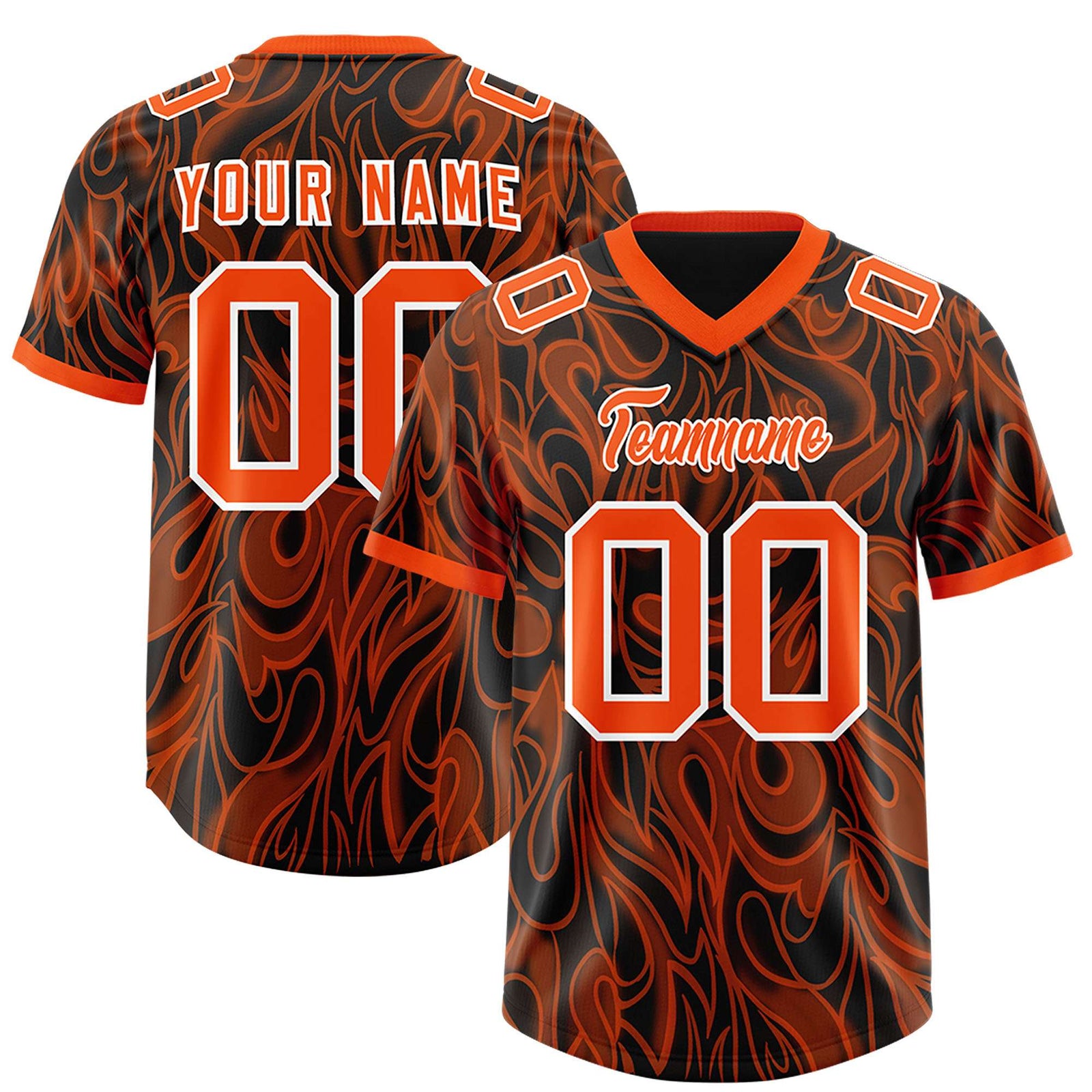 Custom Black Personalized Printed Graffiti Pattern Design Authentic Football Jersey