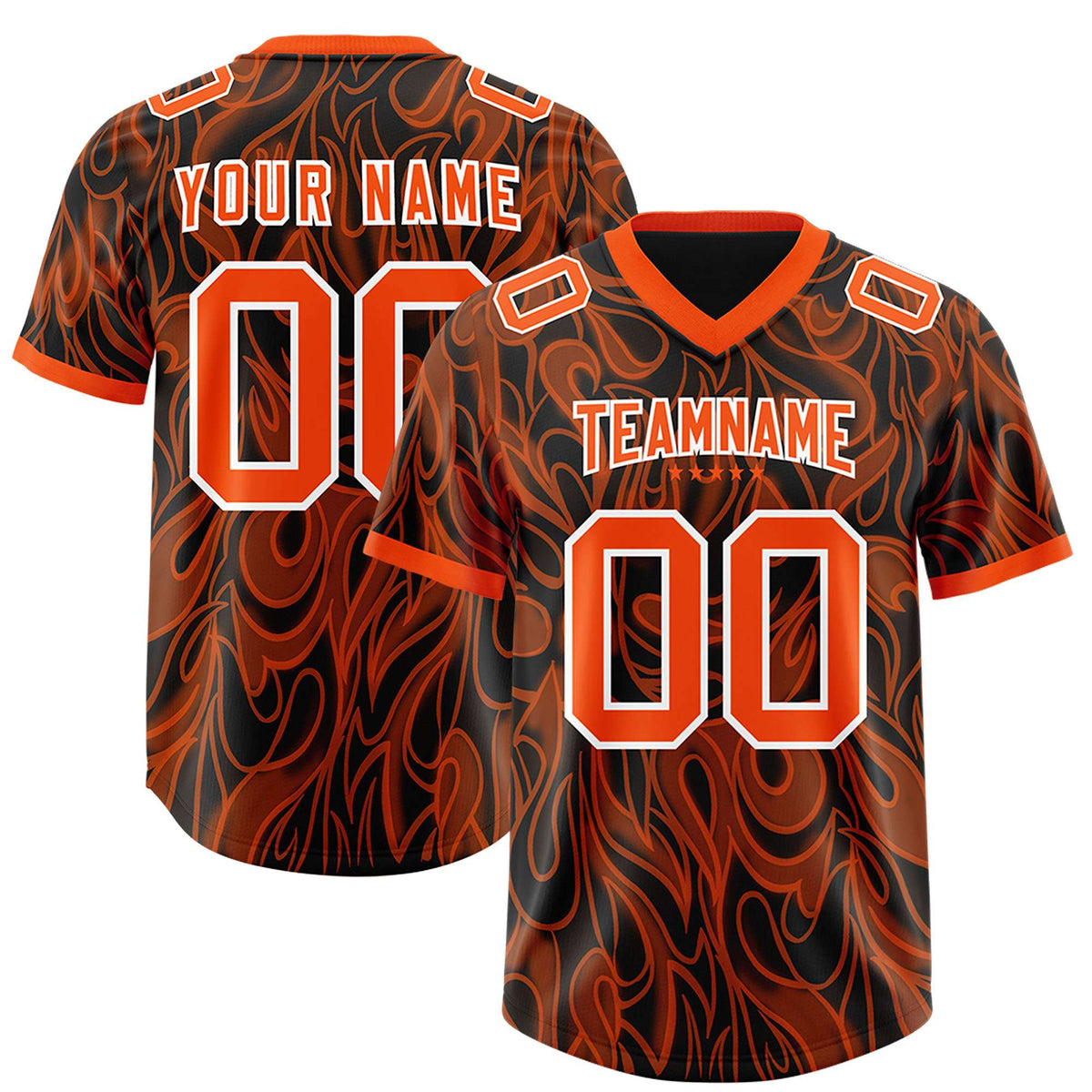Custom Black Personalized Printed Graffiti Pattern Design Authentic Football Jersey