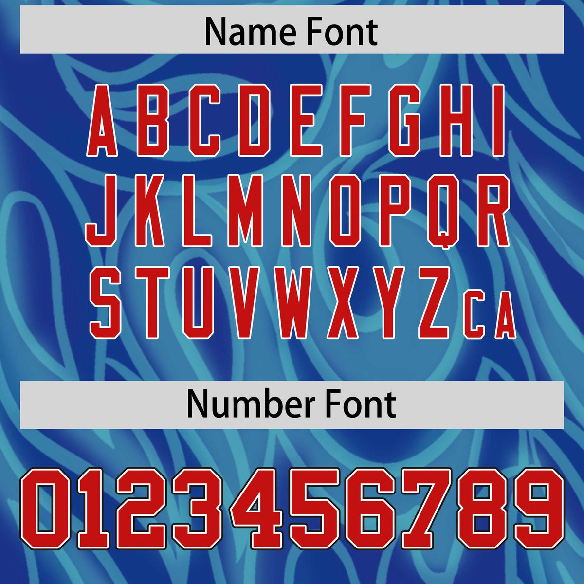 Custom Blue Personalized Printed Graffiti Pattern Design Authentic Football Jersey