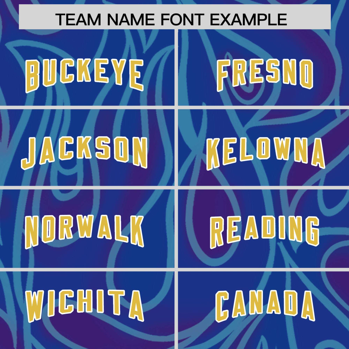 Custom Royal Personalized Printed Graffiti Pattern Design Authentic Football Jersey