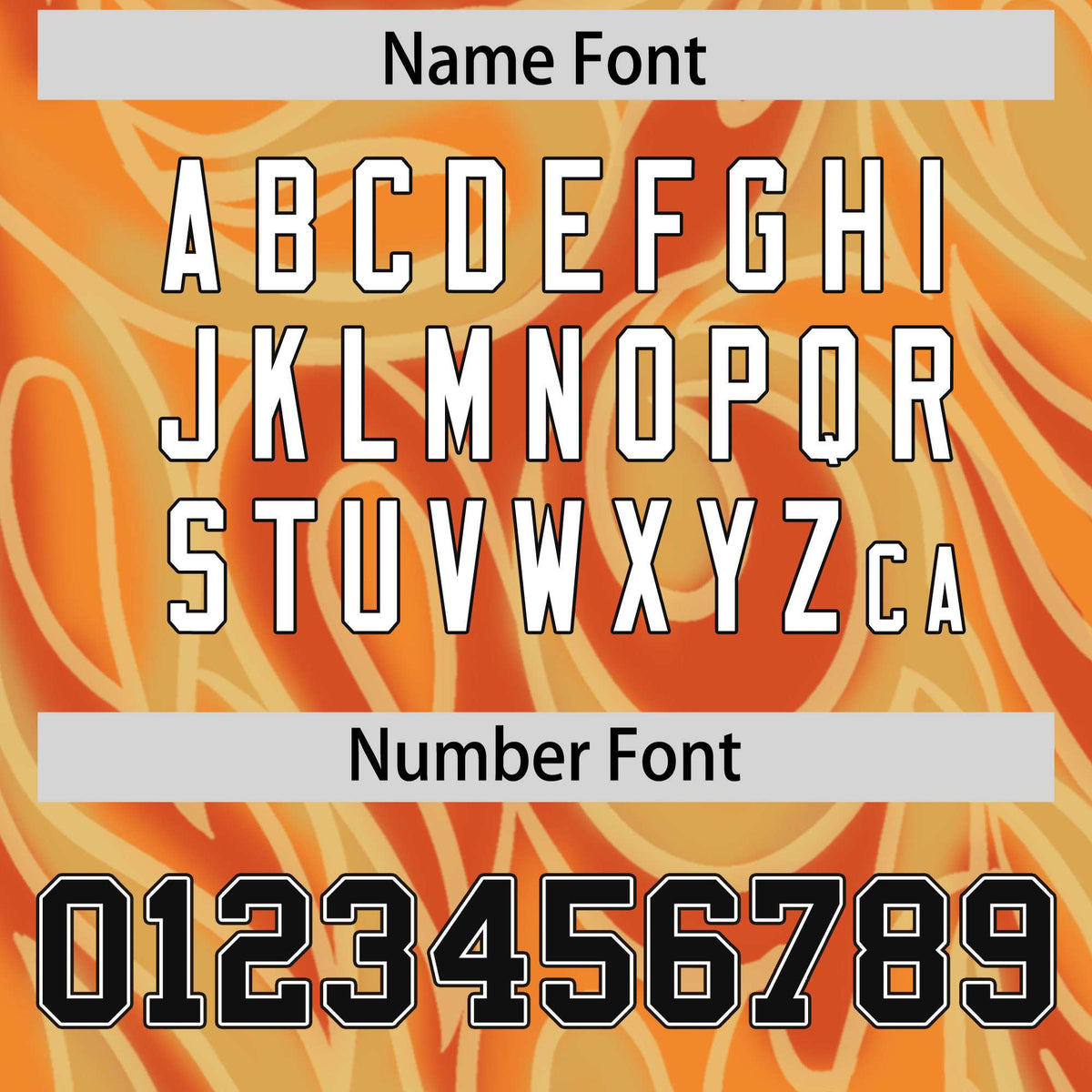 Custom Gold Orange Personalized Printed Graffiti Pattern Design Authentic Football Jersey