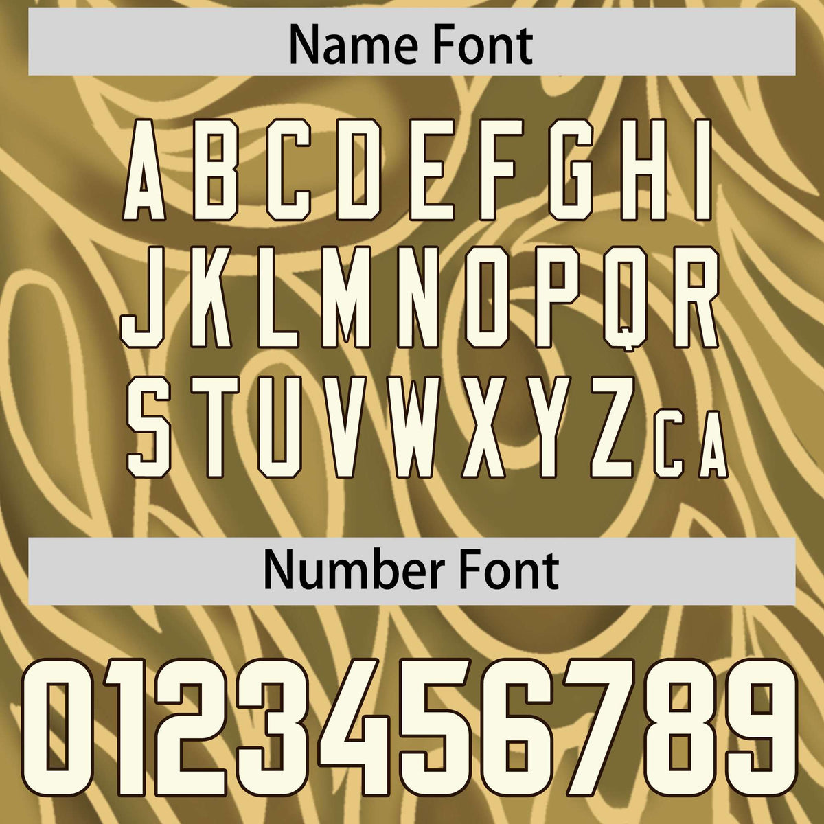 Custom Khaki Personalized Printed Graffiti Pattern Design Authentic Football Jersey