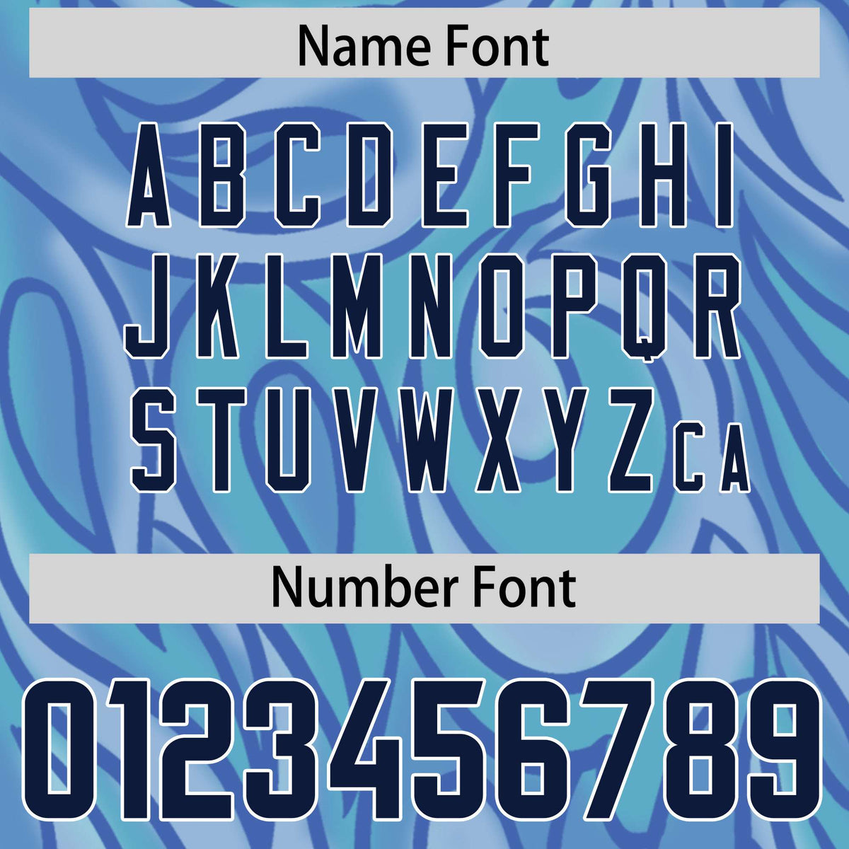 Custom Light Blue Personalized Printed Graffiti Pattern Design Authentic Football Jersey