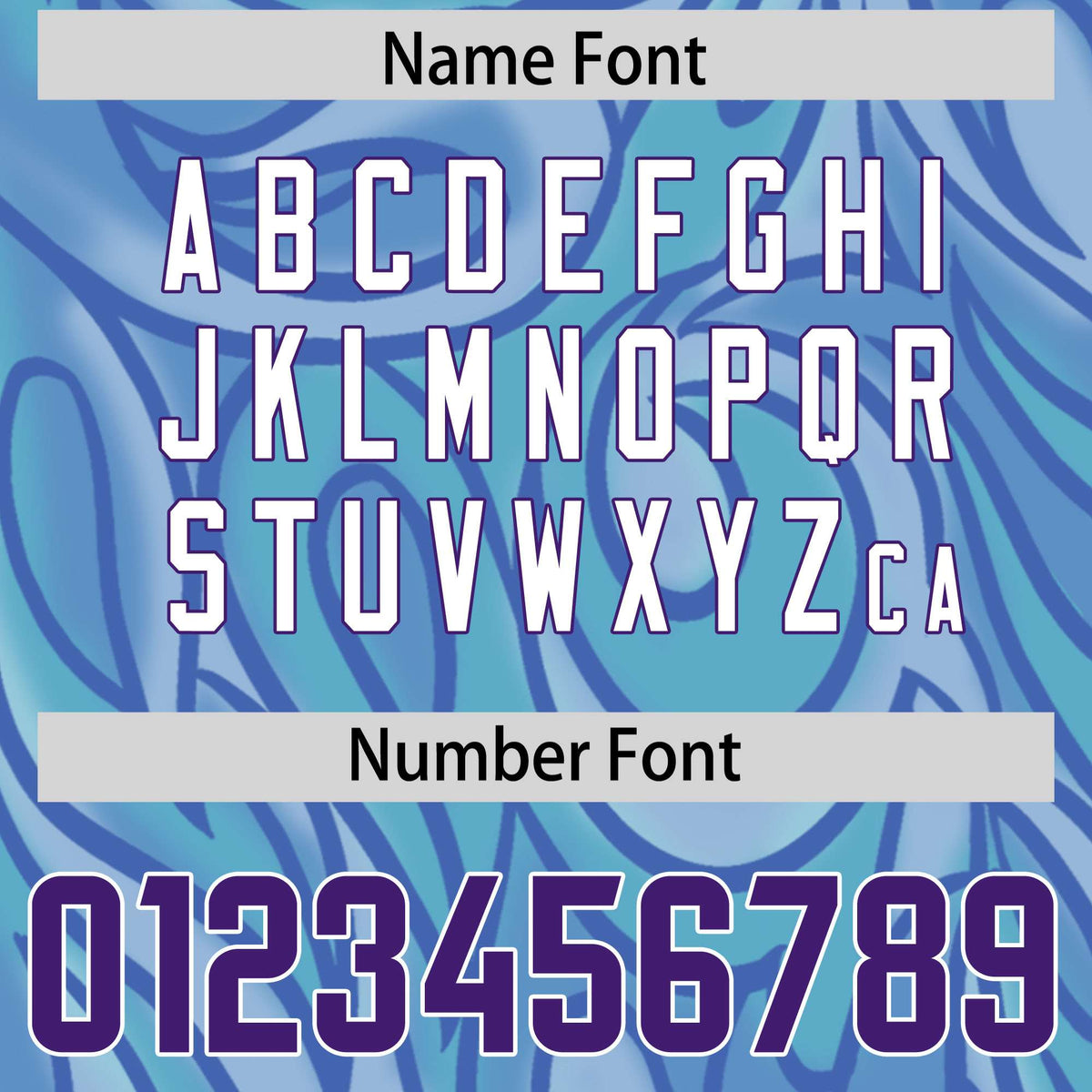 Custom Light Blue Personalized Printed Graffiti Pattern Design Authentic Football Jersey