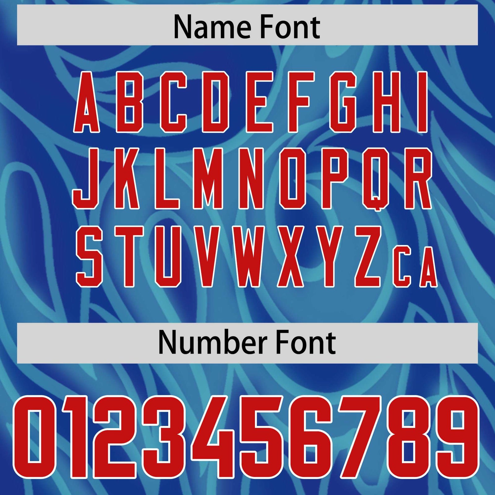 Custom Blue Personalized Printed Graffiti Pattern Design Authentic Football Jersey