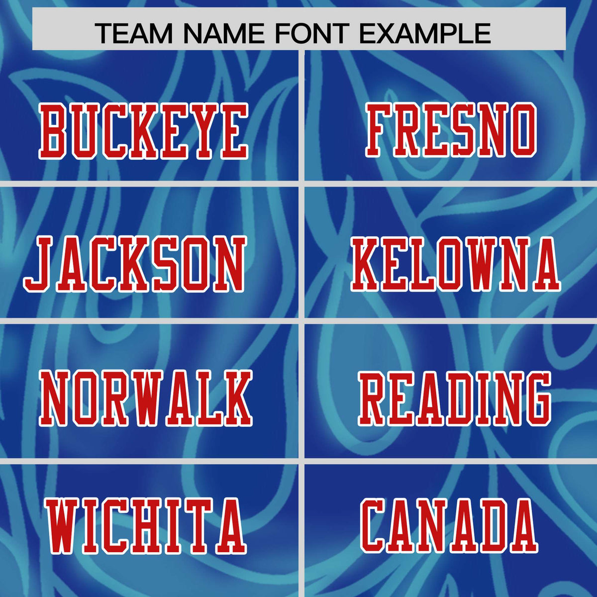 Custom Blue Personalized Printed Graffiti Pattern Design Authentic Football Jersey