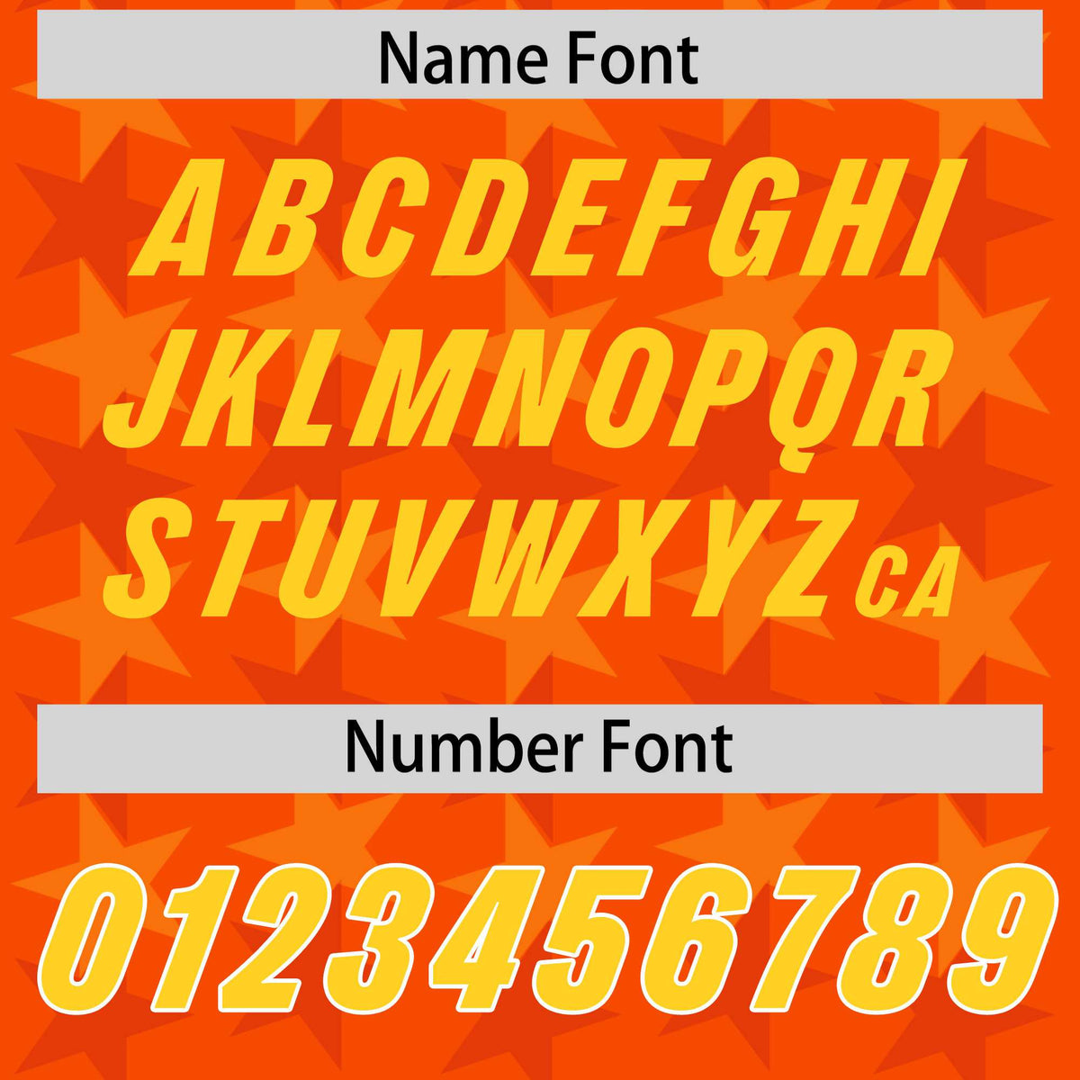 Custom Orange Gold Personalized All Star Graffiti Pattern Authentic Football Jersey