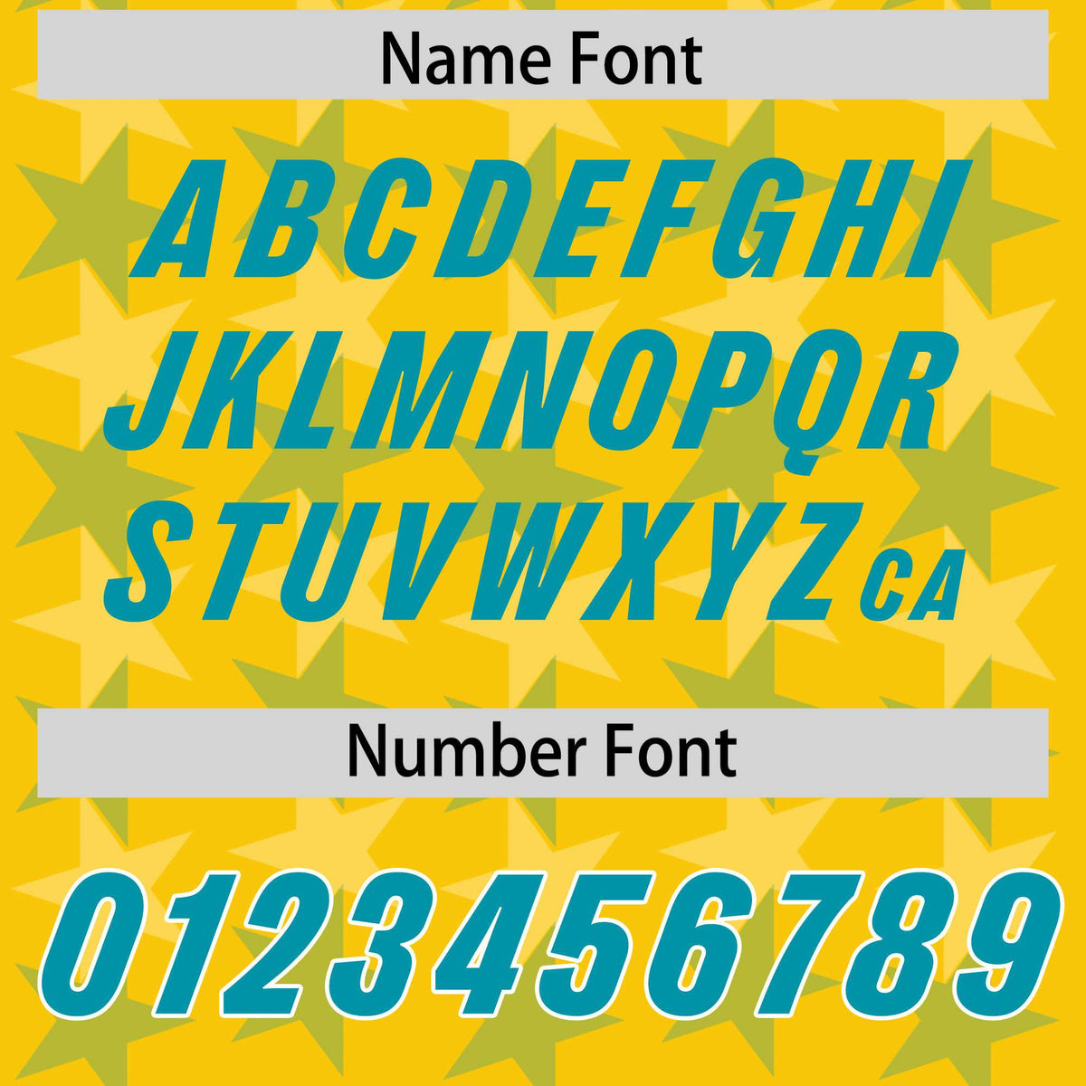 Custom Gold Aqua Personalized All Star Graffiti Pattern Authentic Football Jersey