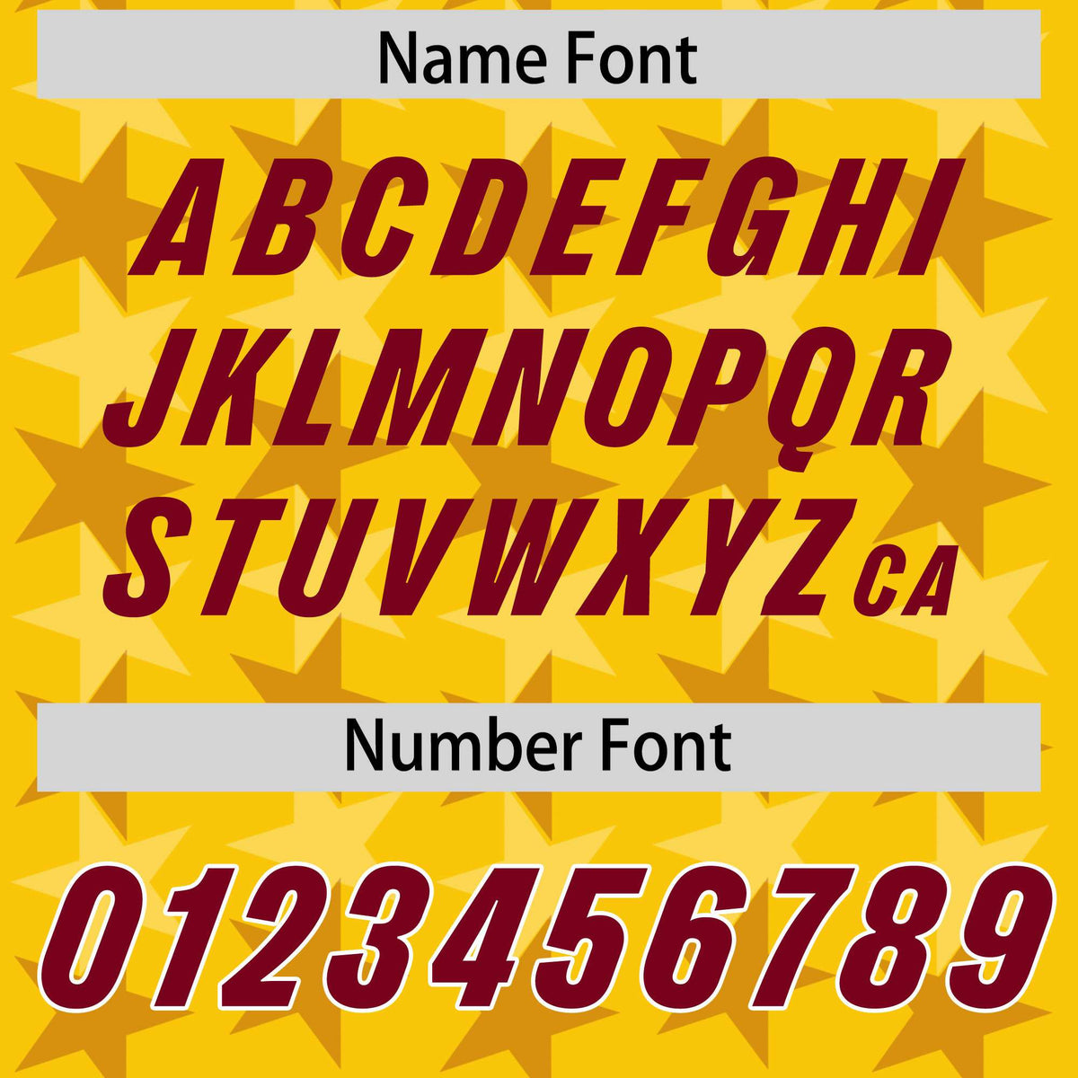 Custom Gold Crimson Personalized All Star Graffiti Pattern Authentic Football Jersey