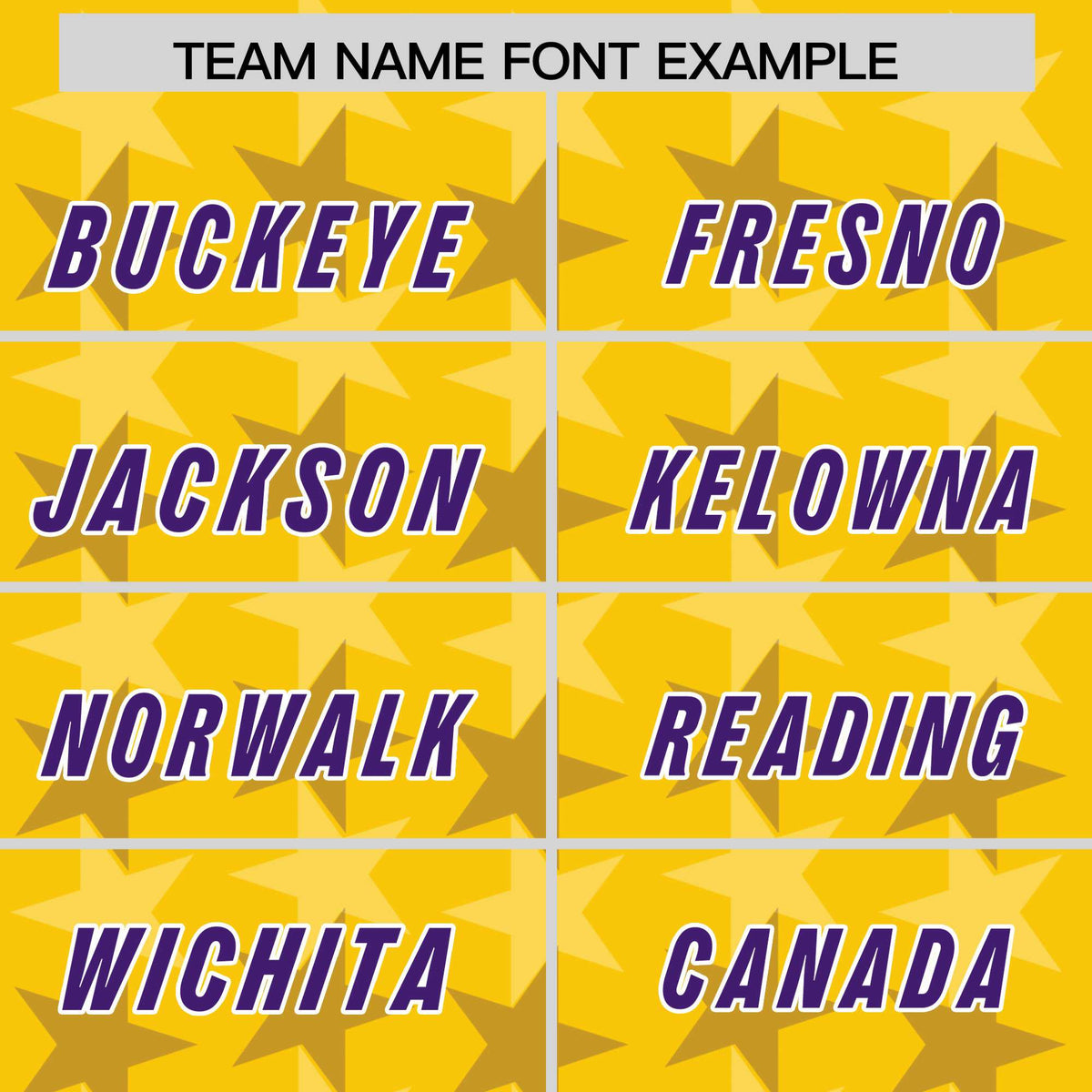 Custom Gold Purple Personalized All Star Graffiti Pattern Authentic Football Jersey