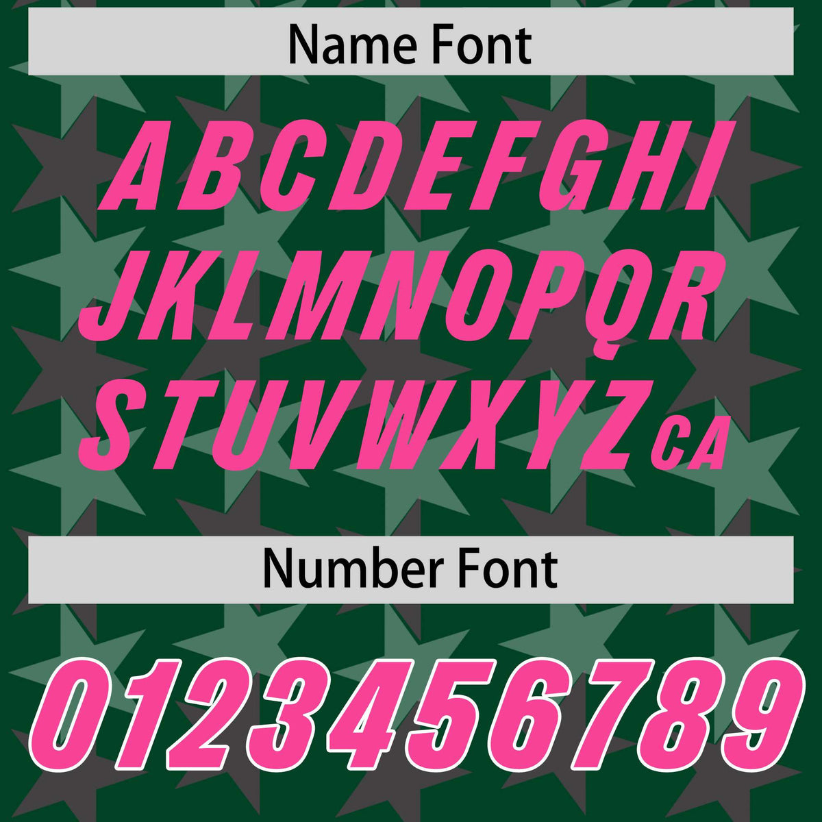 Custom Green Pink Personalized All Star Graffiti Pattern Authentic Football Jersey