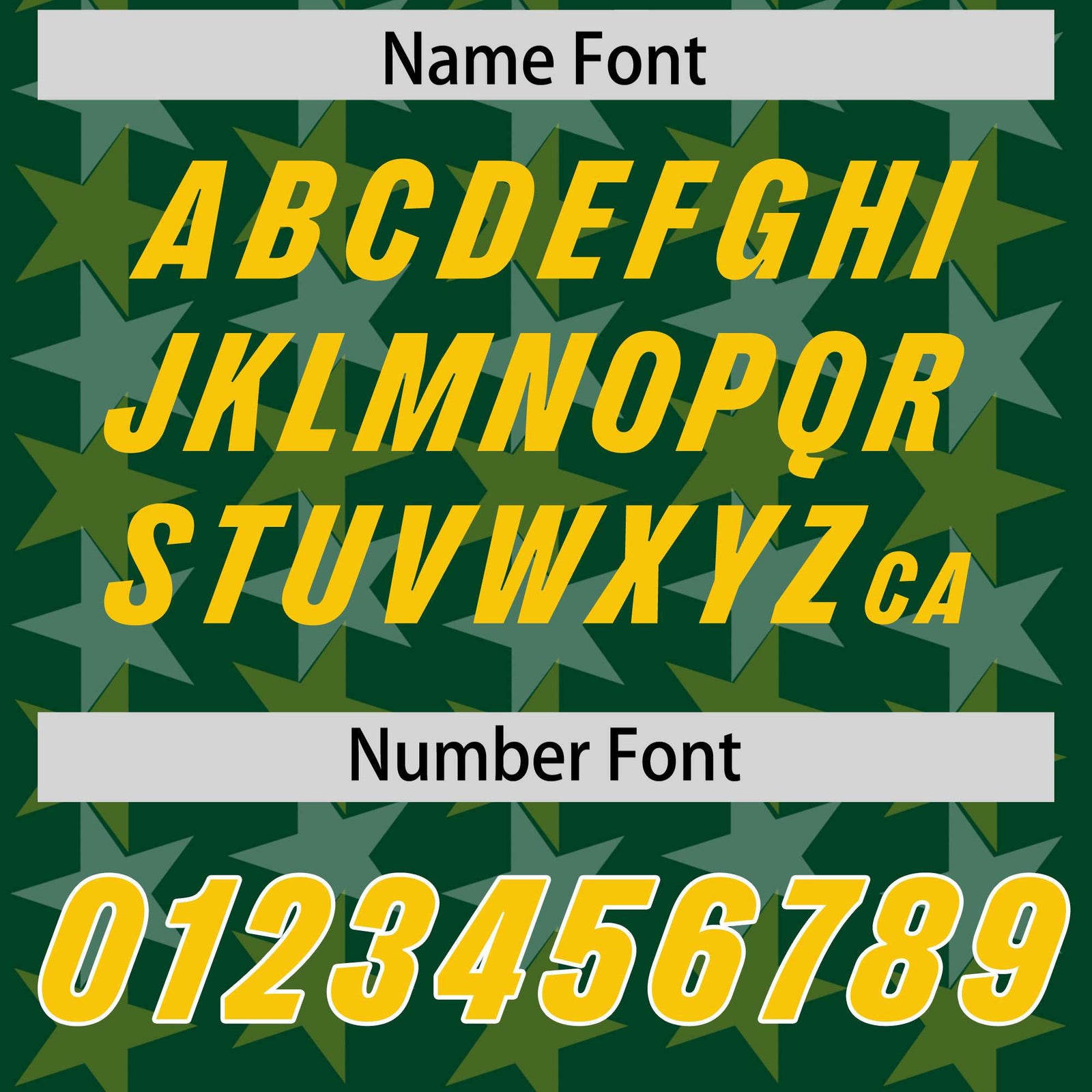 Custom Green Gold Personalized All Star Graffiti Pattern Authentic Football Jersey