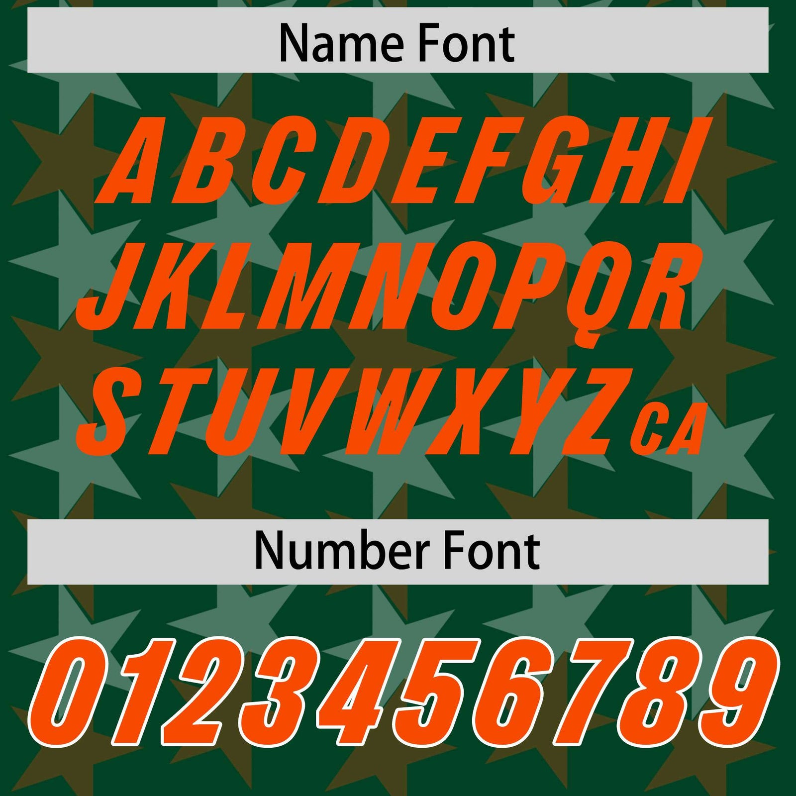 Custom Green Orange Personalized All Star Graffiti Pattern Authentic Football Jersey