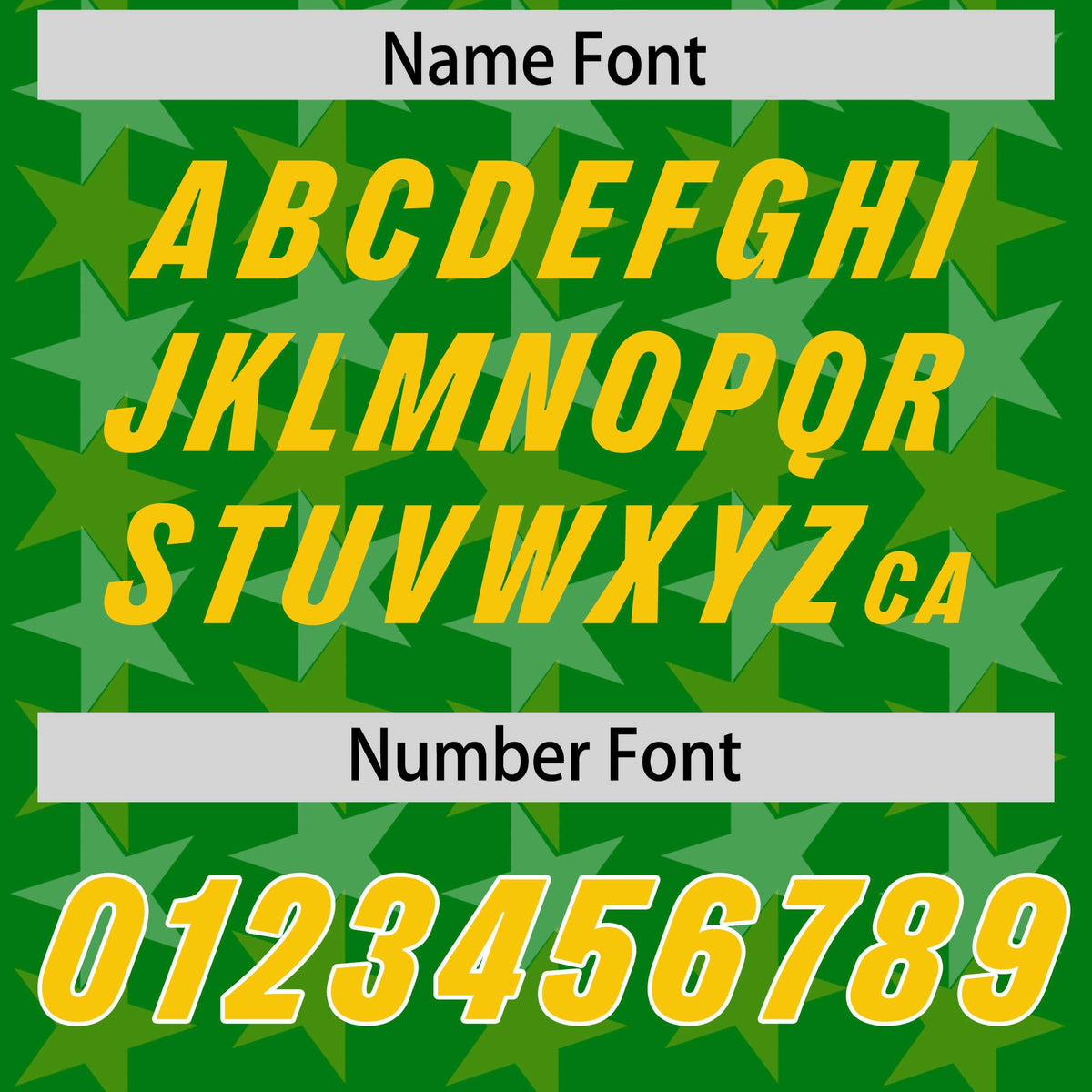 Custom Kelly Green Gold Personalized All Star Graffiti Pattern Authentic Football Jersey