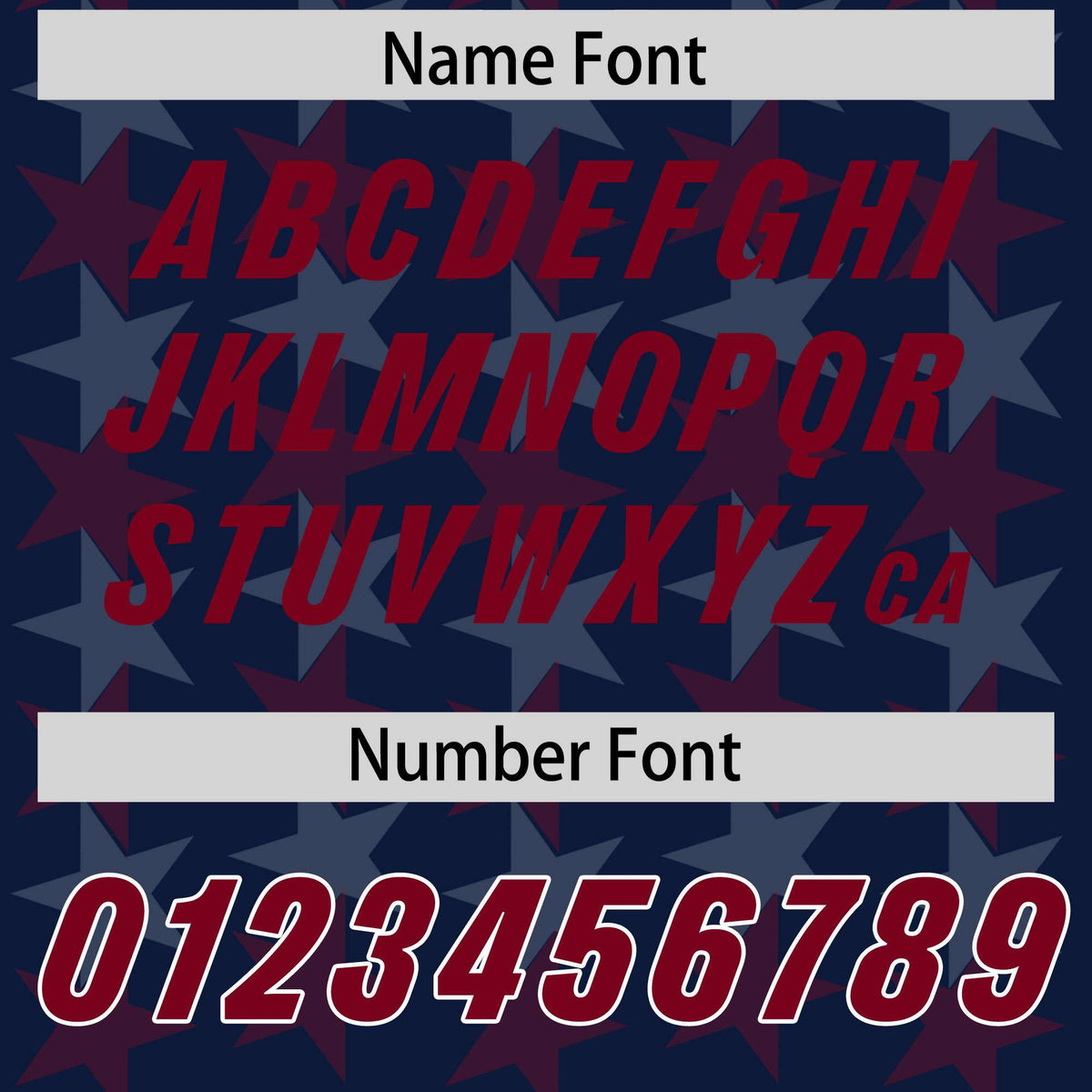 Custom Navy Crimson Personalized All Star Graffiti Pattern Authentic Football Jersey