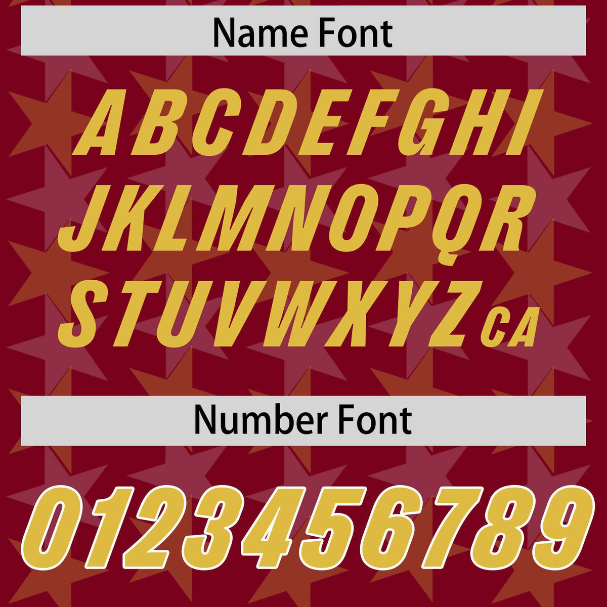 Custom Crimson Gold Personalized All Star Graffiti Pattern Authentic Football Jersey