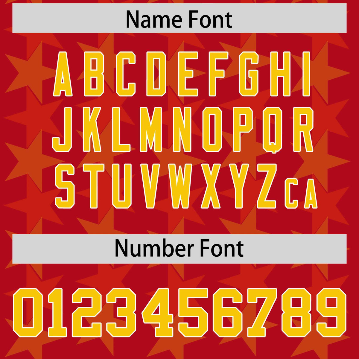 Custom Red Yellow Personalized All Star Graffiti Pattern Authentic Football Jersey