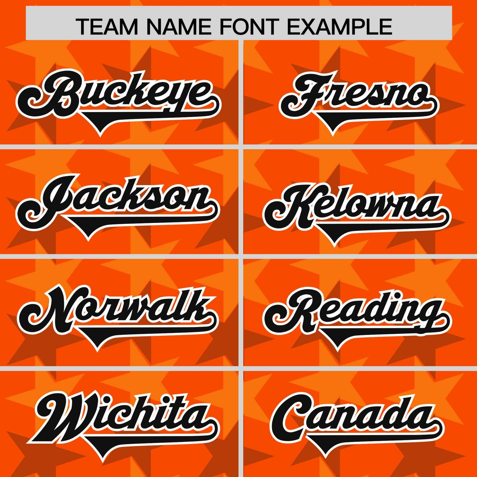 Custom Orange Black Personalized All Star Graffiti Pattern Authentic Football Jersey