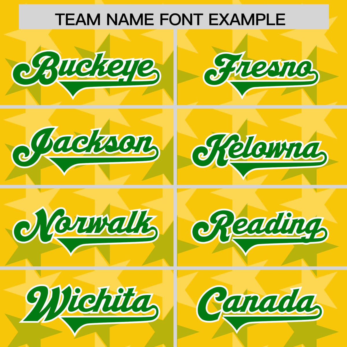 Custom Gold Kelly Green Personalized All Star Graffiti Pattern Authentic Football Jersey