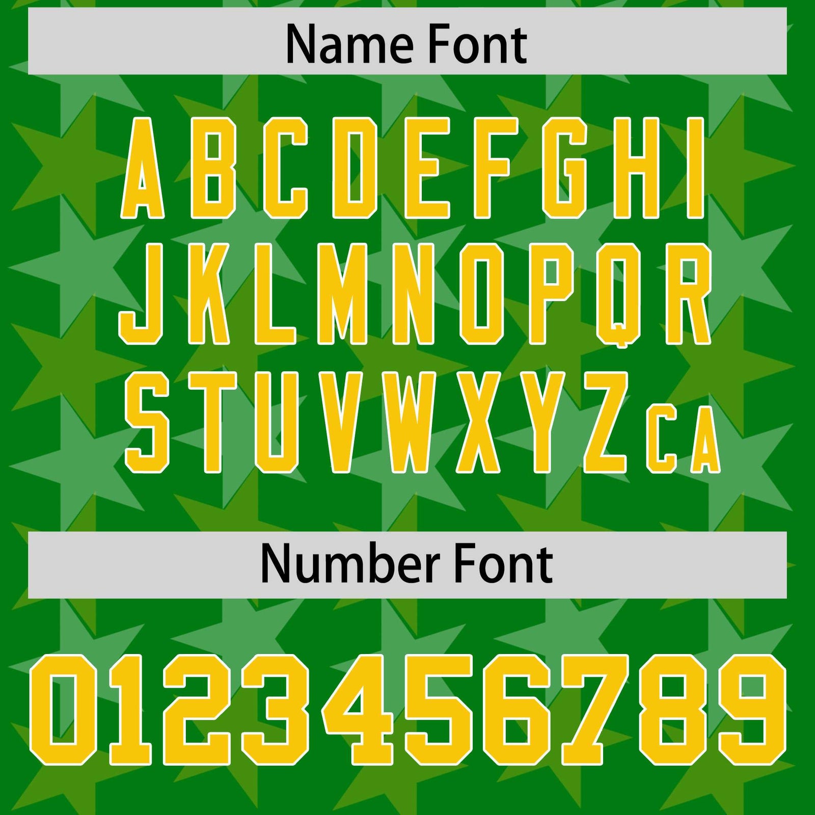 Custom Kelly Green Gold Personalized All Star Graffiti Pattern Authentic Football Jersey