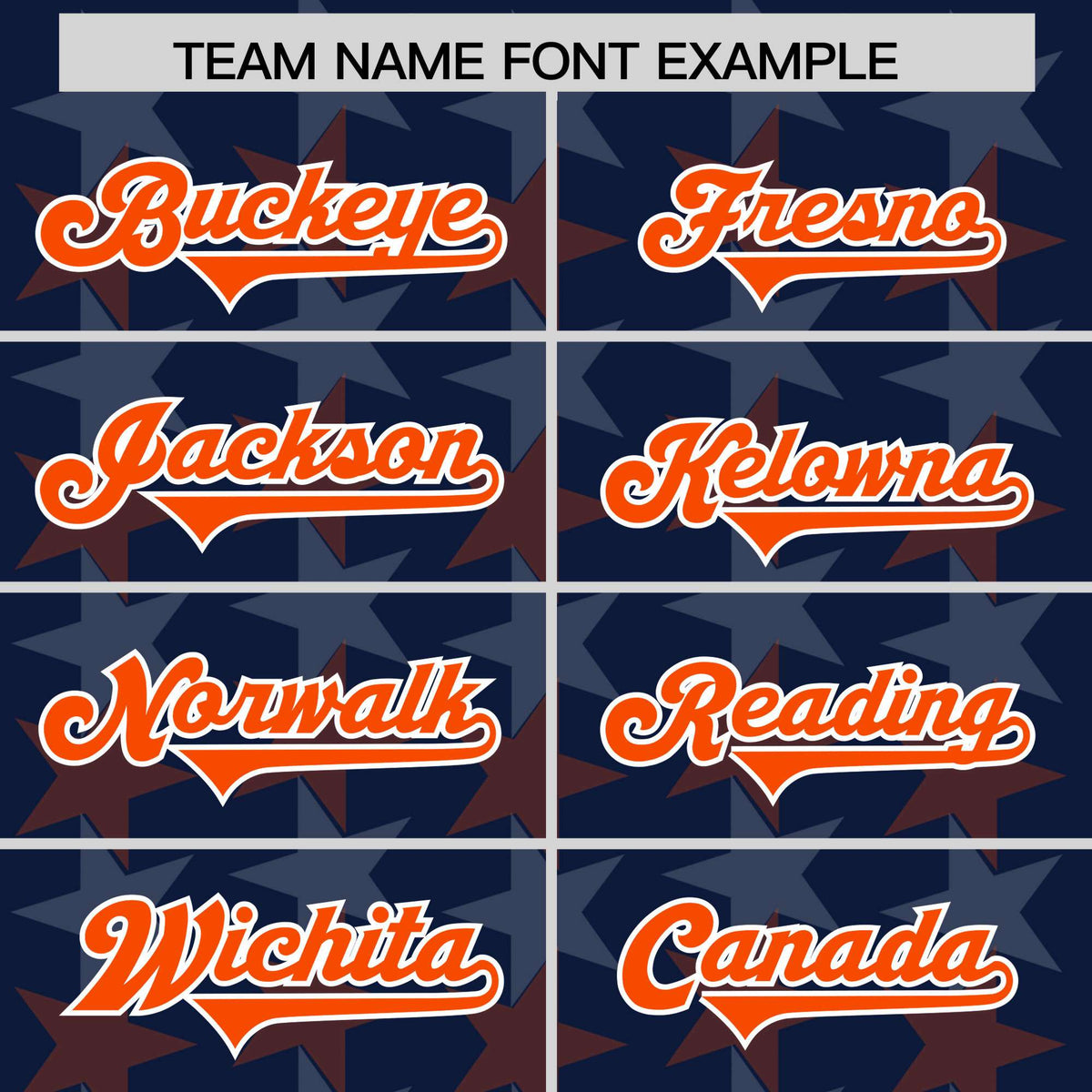 Custom Navy Orange Personalized All Star Graffiti Pattern Authentic Football Jersey