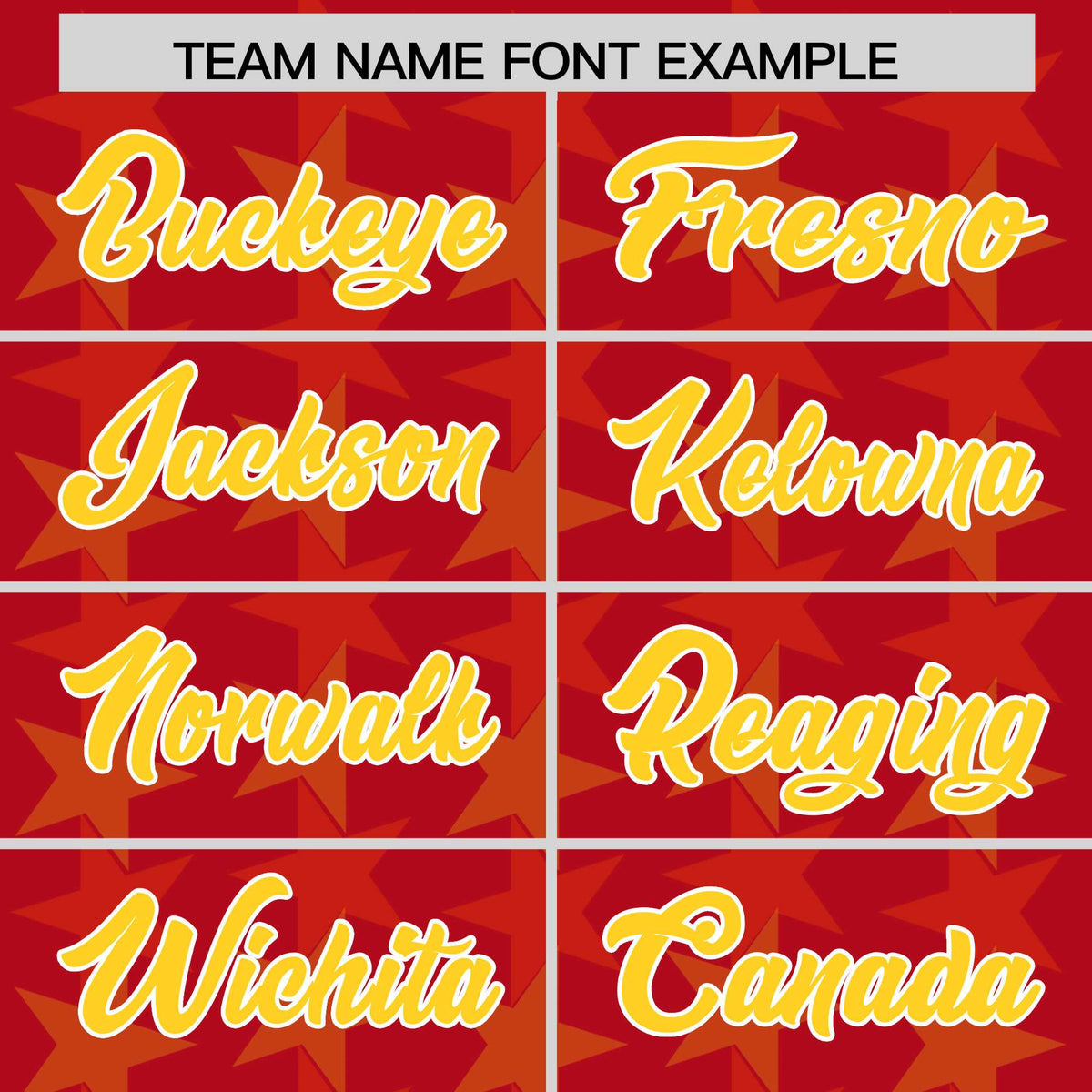 Custom Red Yellow Personalized All Star Graffiti Pattern Authentic Football Jersey