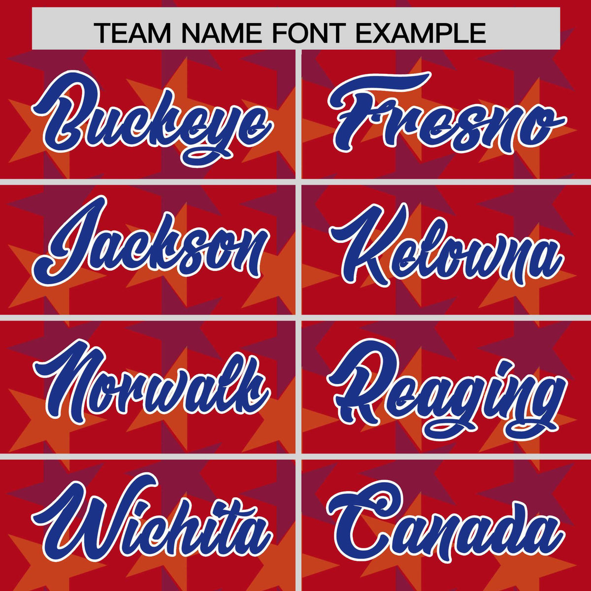 Custom Red Royal Personalized All Star Graffiti Pattern Authentic Football Jersey