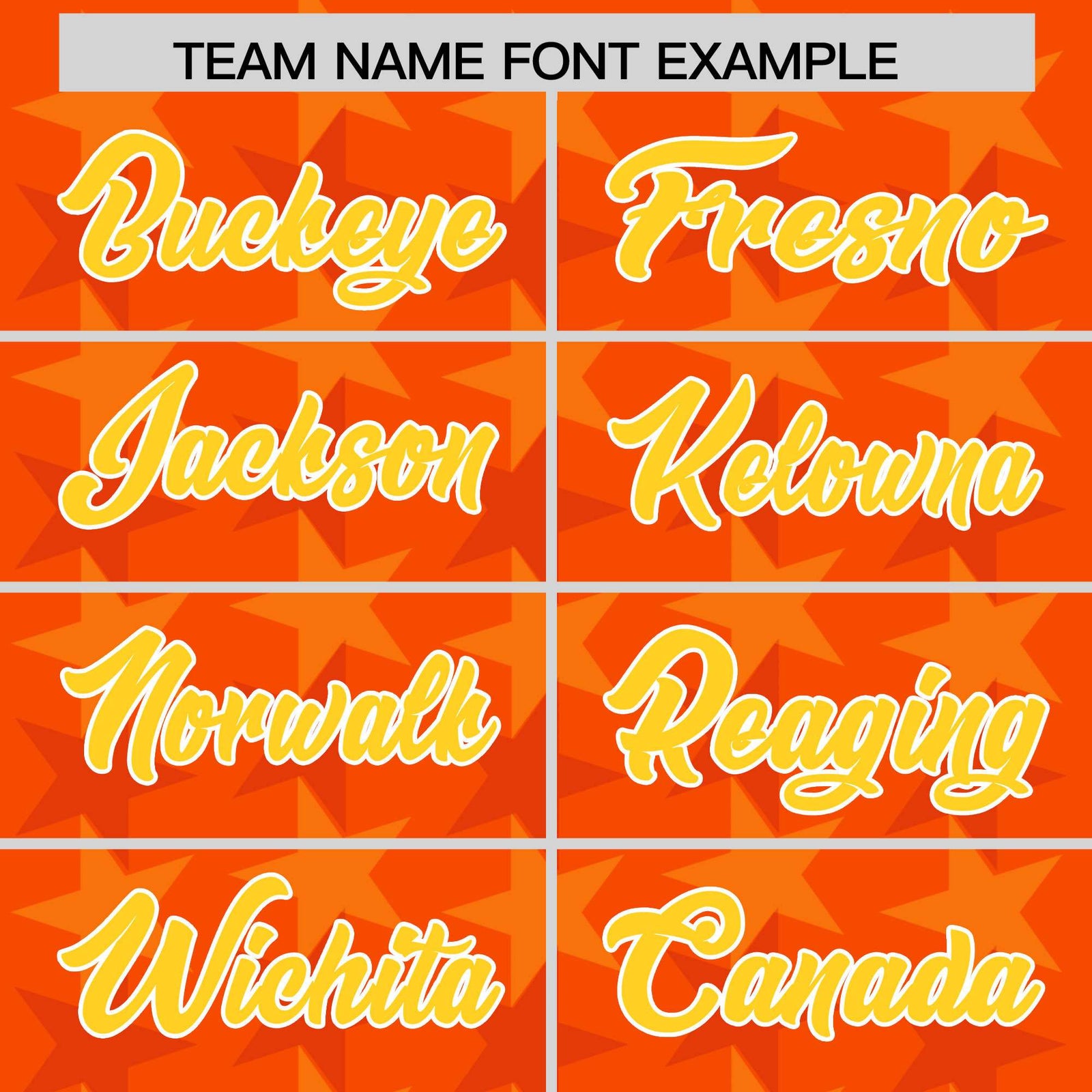 Custom Orange Gold Personalized All Star Graffiti Pattern Authentic Football Jersey