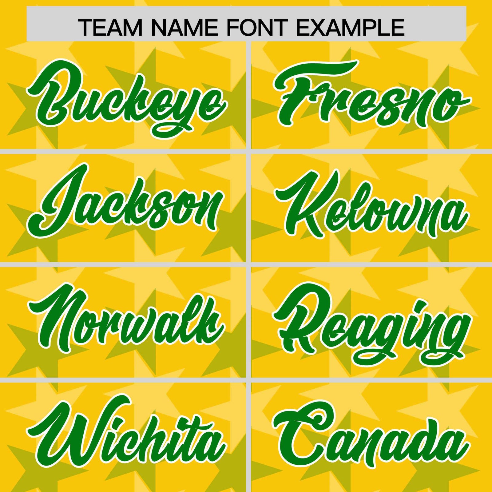 Custom Gold Kelly Green Personalized All Star Graffiti Pattern Authentic Football Jersey