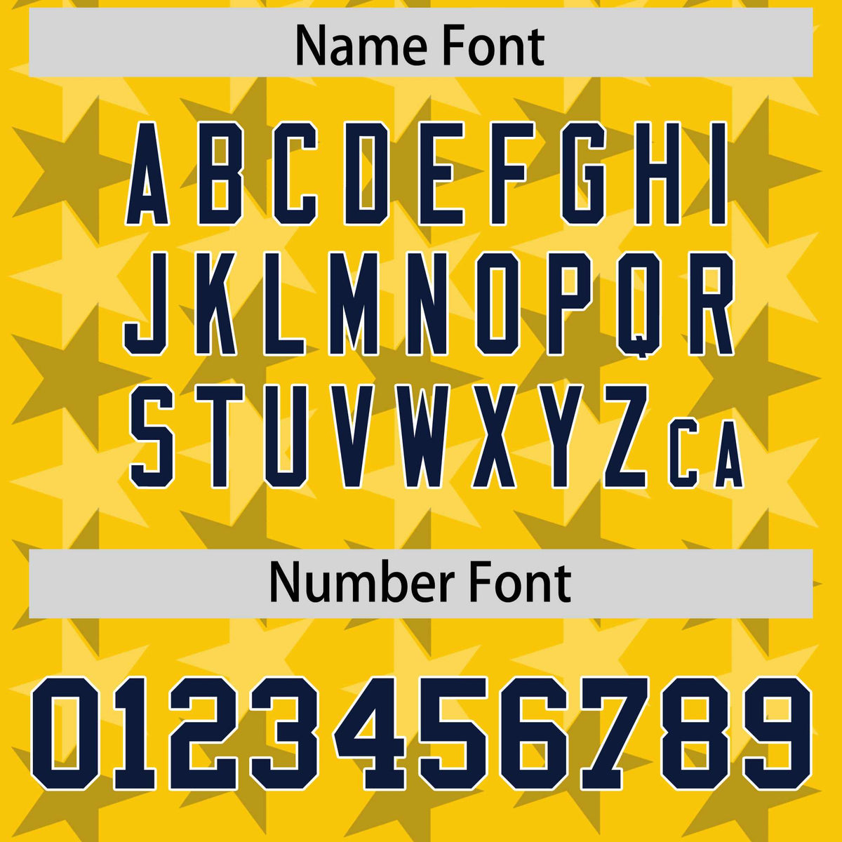 Custom Gold Navy Personalized All Star Graffiti Pattern Authentic Football Jersey