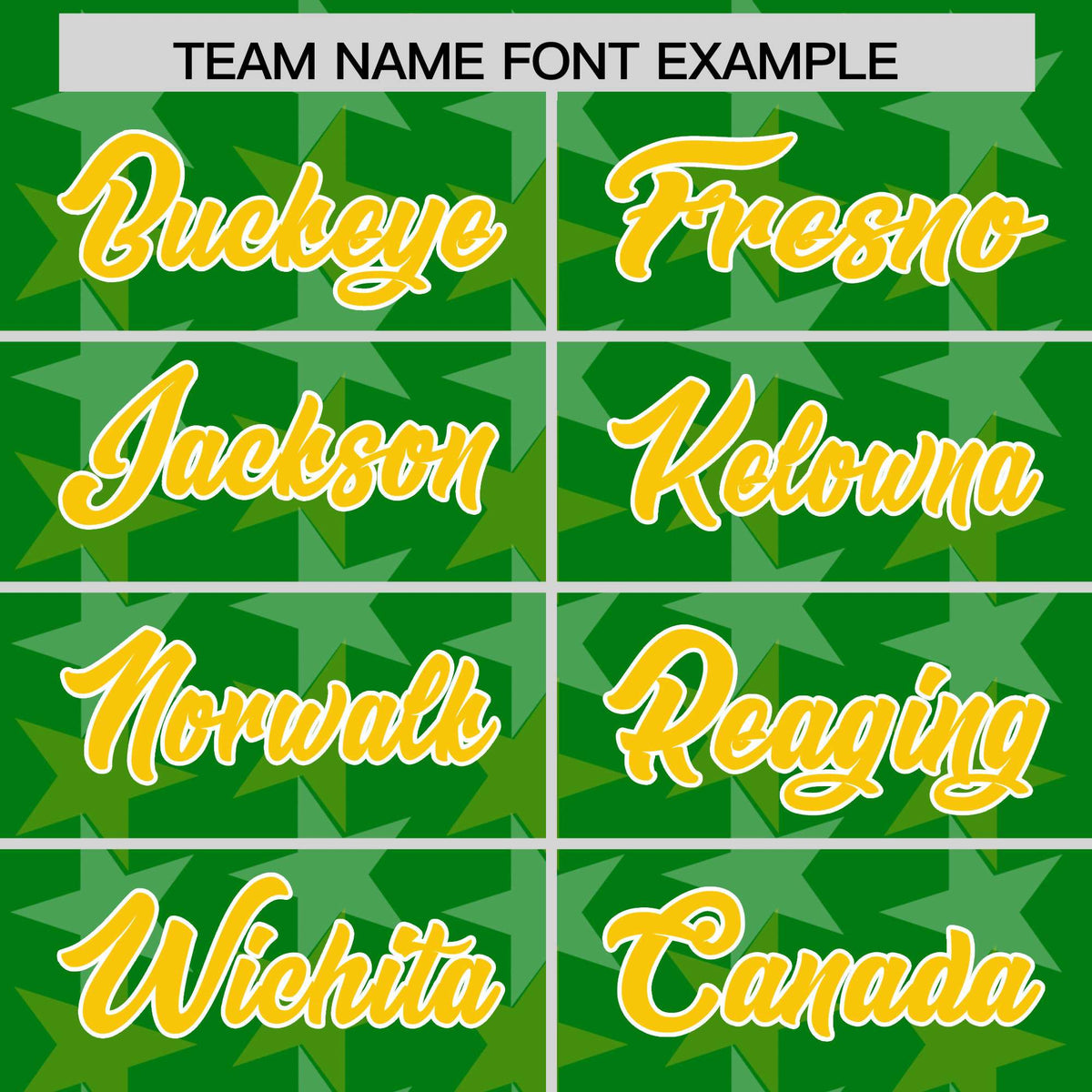 Custom Kelly Green Gold Personalized All Star Graffiti Pattern Authentic Football Jersey